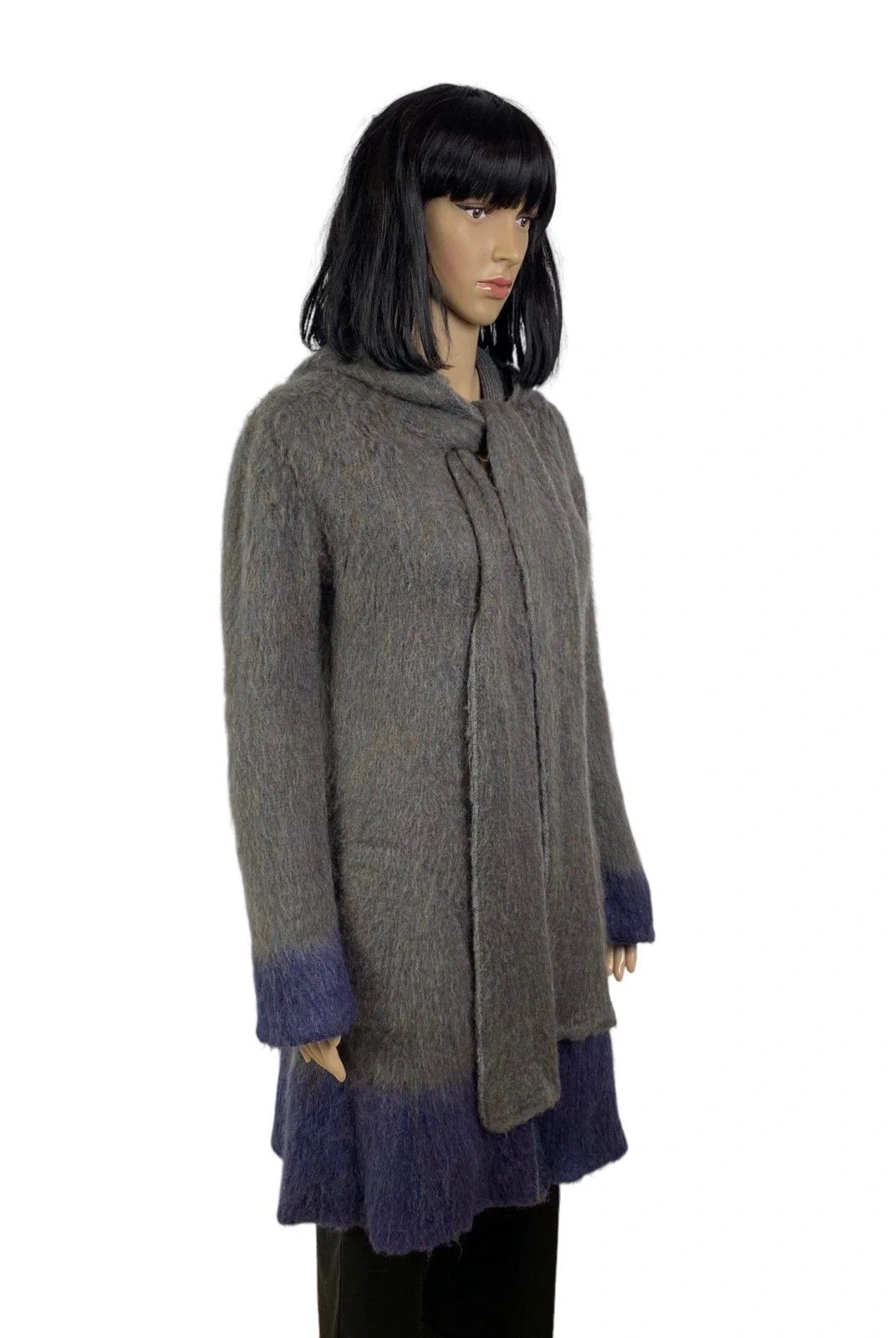 TWINSET Twin-Set Wool Mohair Hooded Cardigan size S Size S / US 4 / IT 40 - 5 Thumbnail