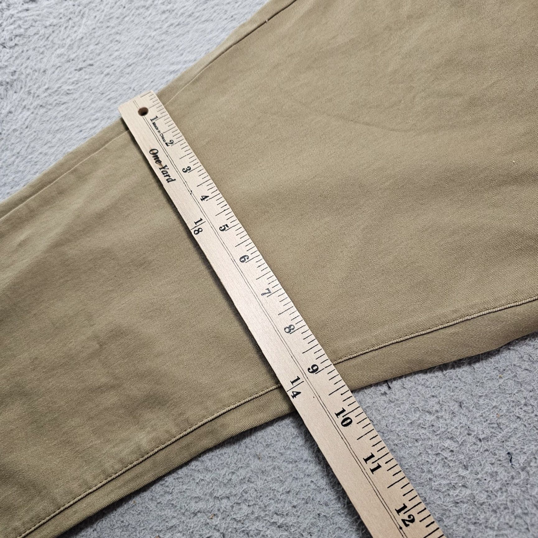Vintage Goodfellow & Co Pants Men Slim Chino 38x30 Beige Stretch Casual Business Travel Khaki 5 Pocket Zip Fly Button Mens Size US 38 / EU 54 - 6 Thumbnail