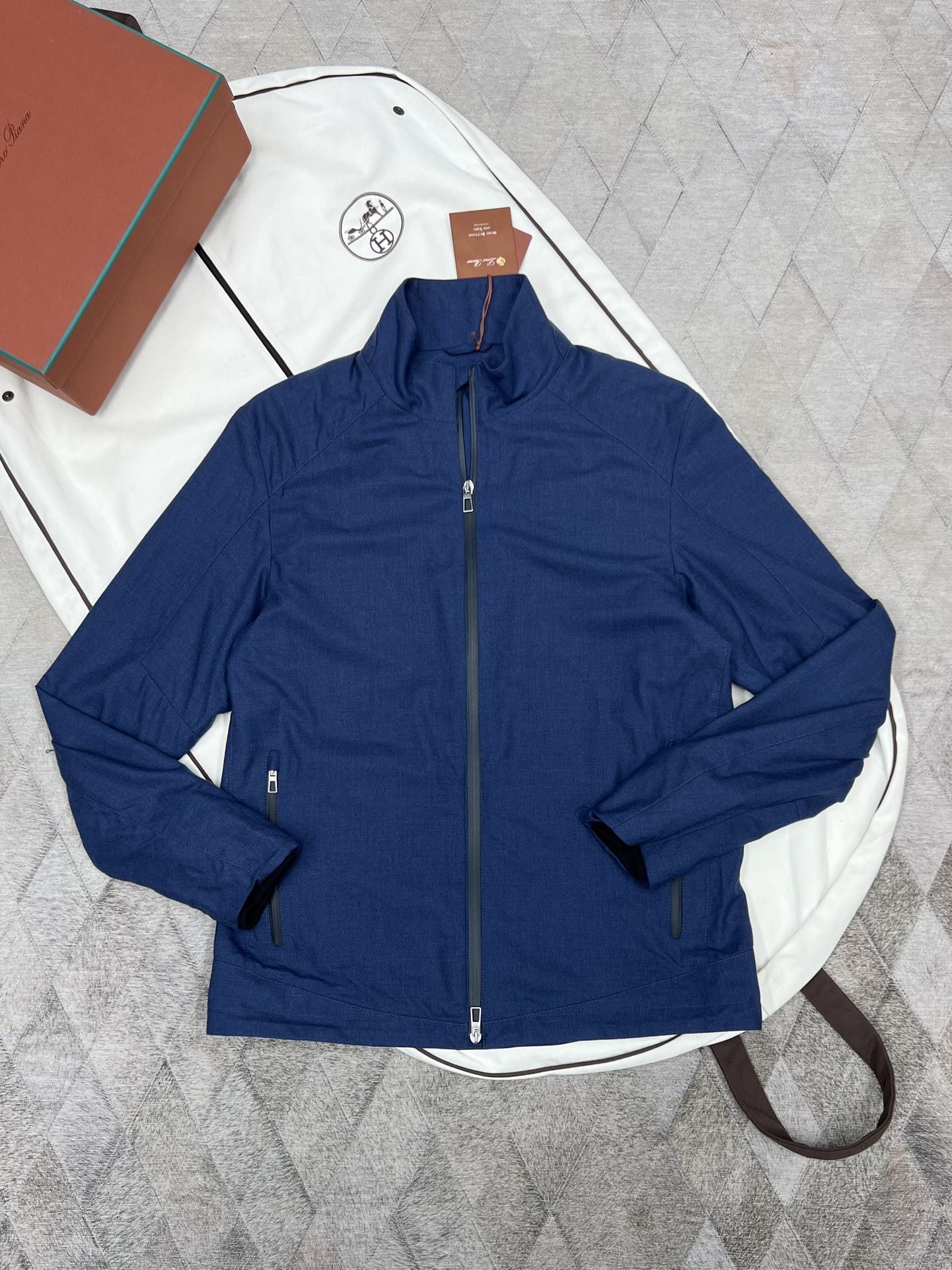 Loro Piana Loro Piana The Gift of Kings Merino Wool Jacket XL Size XL / US 12-14 / IT 48-50 - 1 Thumbnail