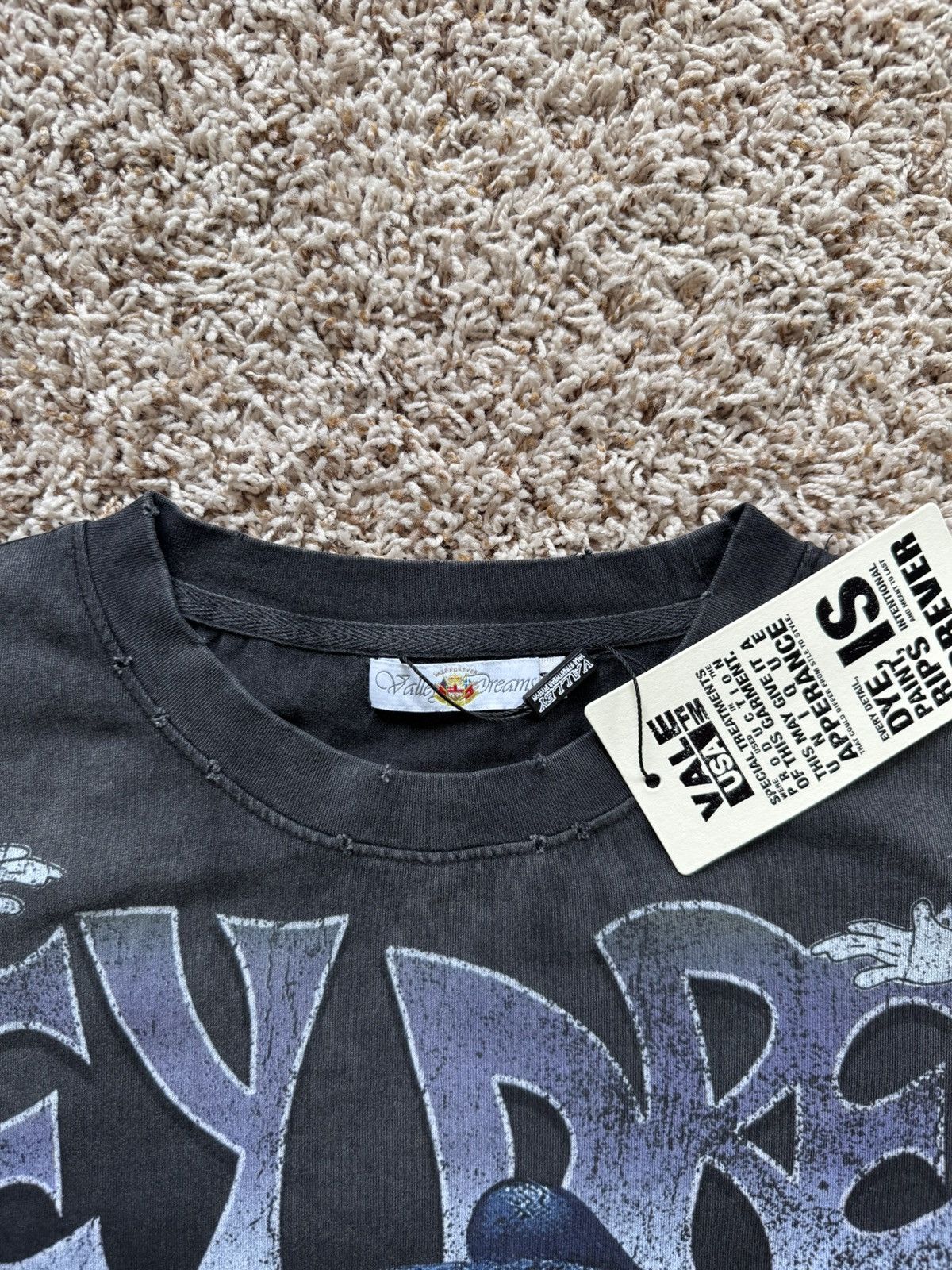 Vale Vale Forever Fury Big Tee Black Valley Dreams Size US XL / EU 56 / 4 - 9 Thumbnail