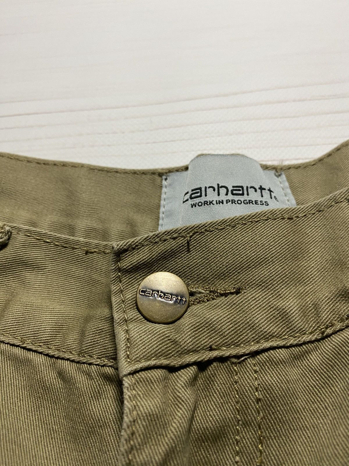 Carhartt × Vintage Vintage Carhartt cargo leather logo baggy fit y2k pants Size US 34 / EU 50 - 12 Thumbnail