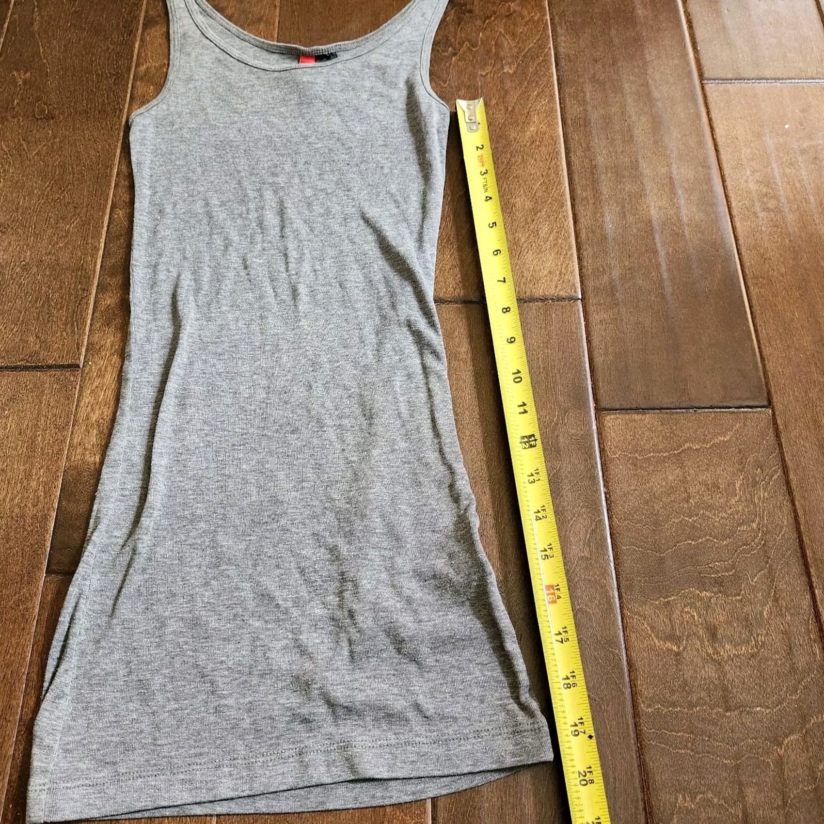 H&M Divided Women's Tank Shirt - Gray - Size 4 - Cotton - Sleeveless - Round Neck - Pullover - Casual - Regular Fit - Lightweight - Machine Washable Size S / US 4 / IT 40 - 4 Thumbnail