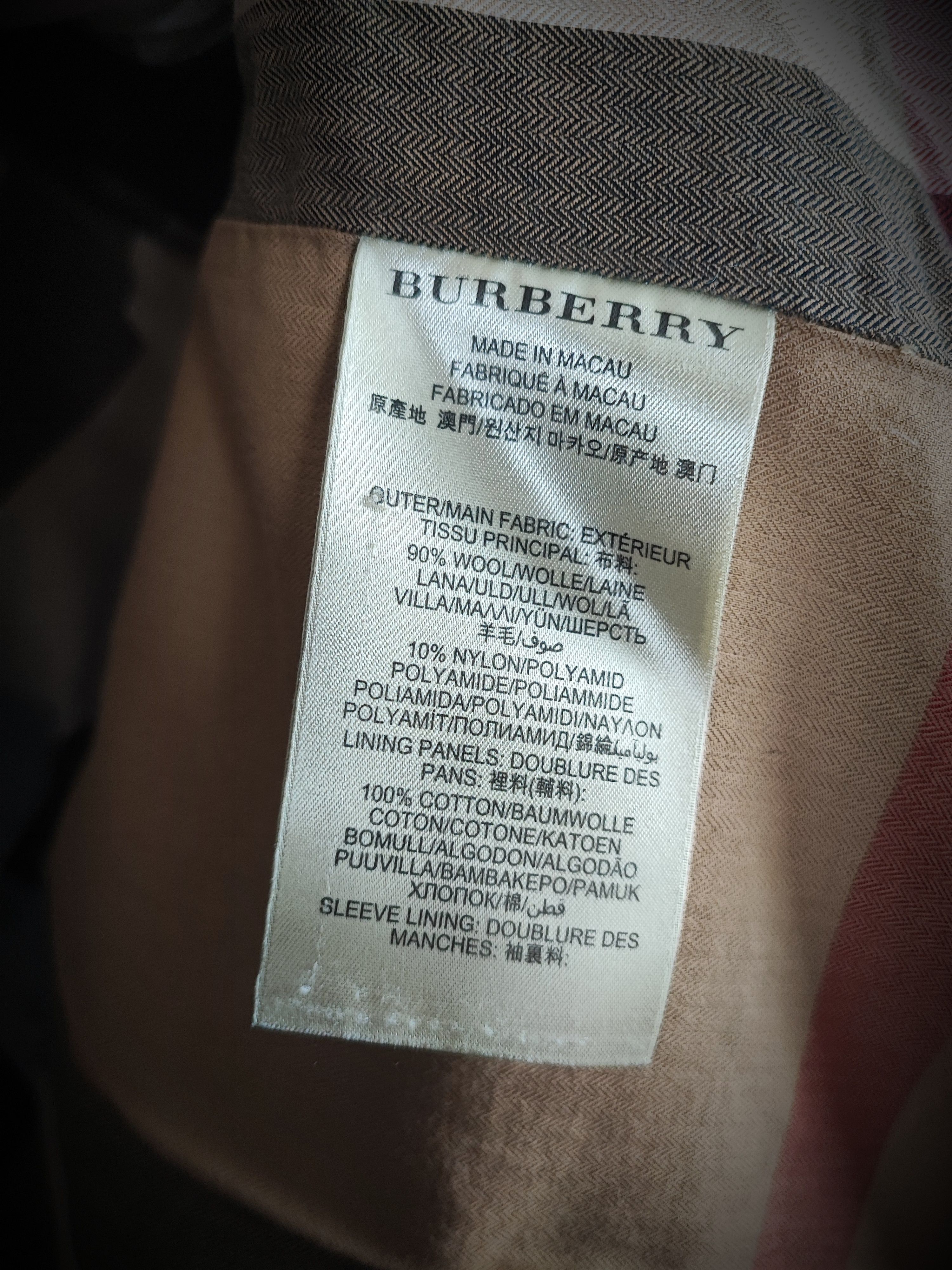 Burberry 🔥 Burberry Trench-coat Wool Size L🔥 Size US L / EU 52-54 / 3 - 8 Thumbnail