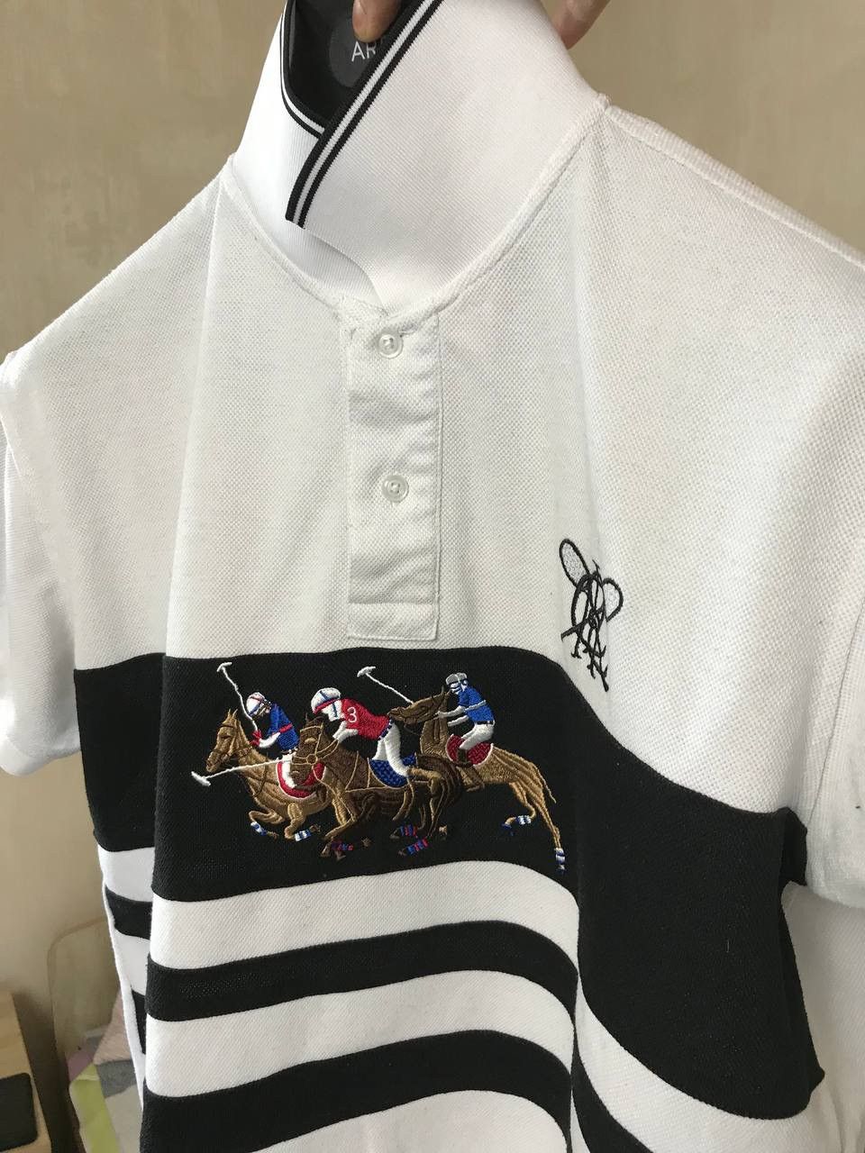 Polo Ralph Lauren 🔥 Vintage Ralph Lauren Chief Keef Style Oversized Polo Shirt Size US S / EU 44-46 / 1 - 5 Thumbnail