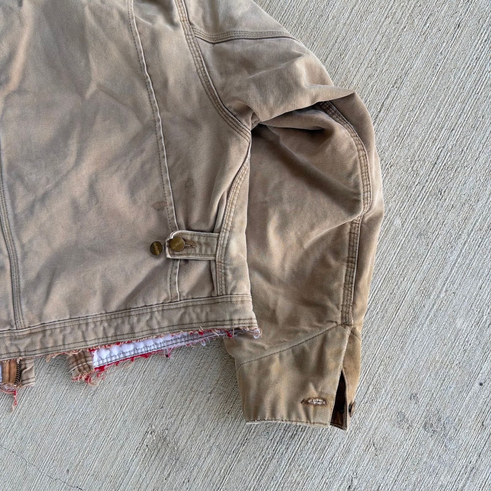 Carhartt × Vintage Carhartt brown cropped Detroit style work wear jacket Size US S / EU 44-46 / 1 - 9 Thumbnail
