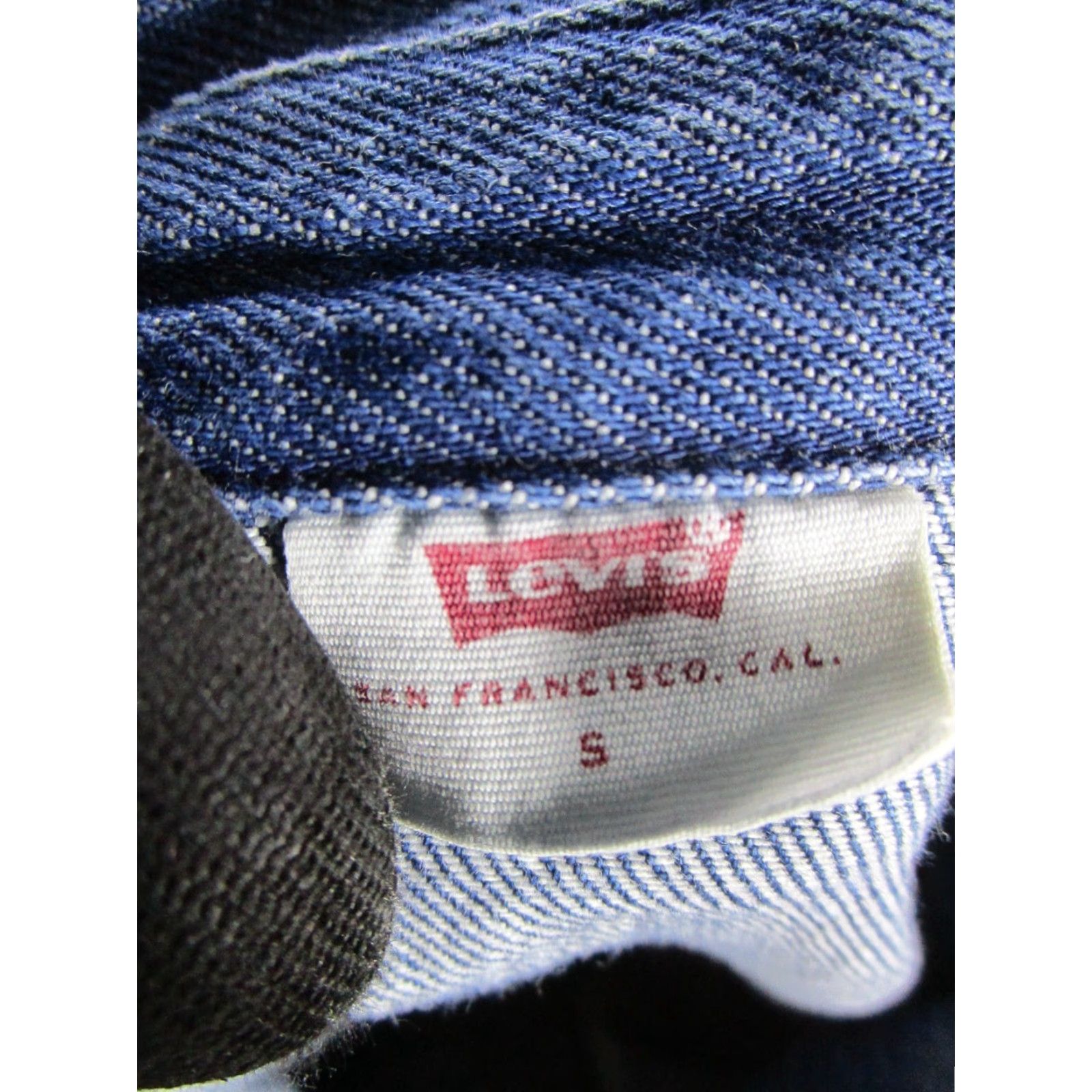 Levi's VINTAGE Levi's Dress Womens Small Blue Cotton Denim Blouson Size S / US 4 / IT 40 - 3 Thumbnail