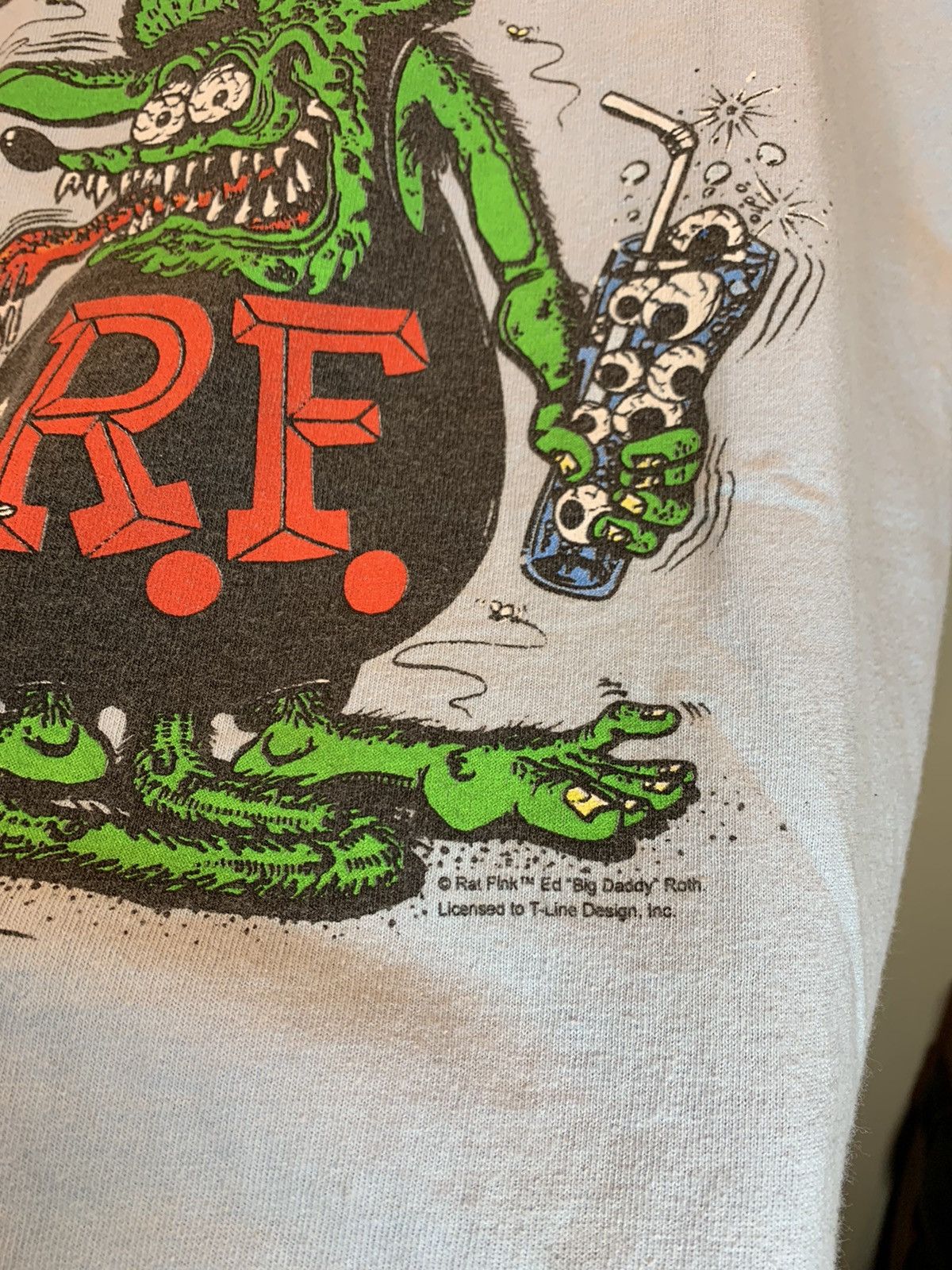Vintage *RARE* Vintage Rat Fink The Eyeball That Ate My Brain Shirt Size US L / EU 52-54 / 3 - 5 Thumbnail