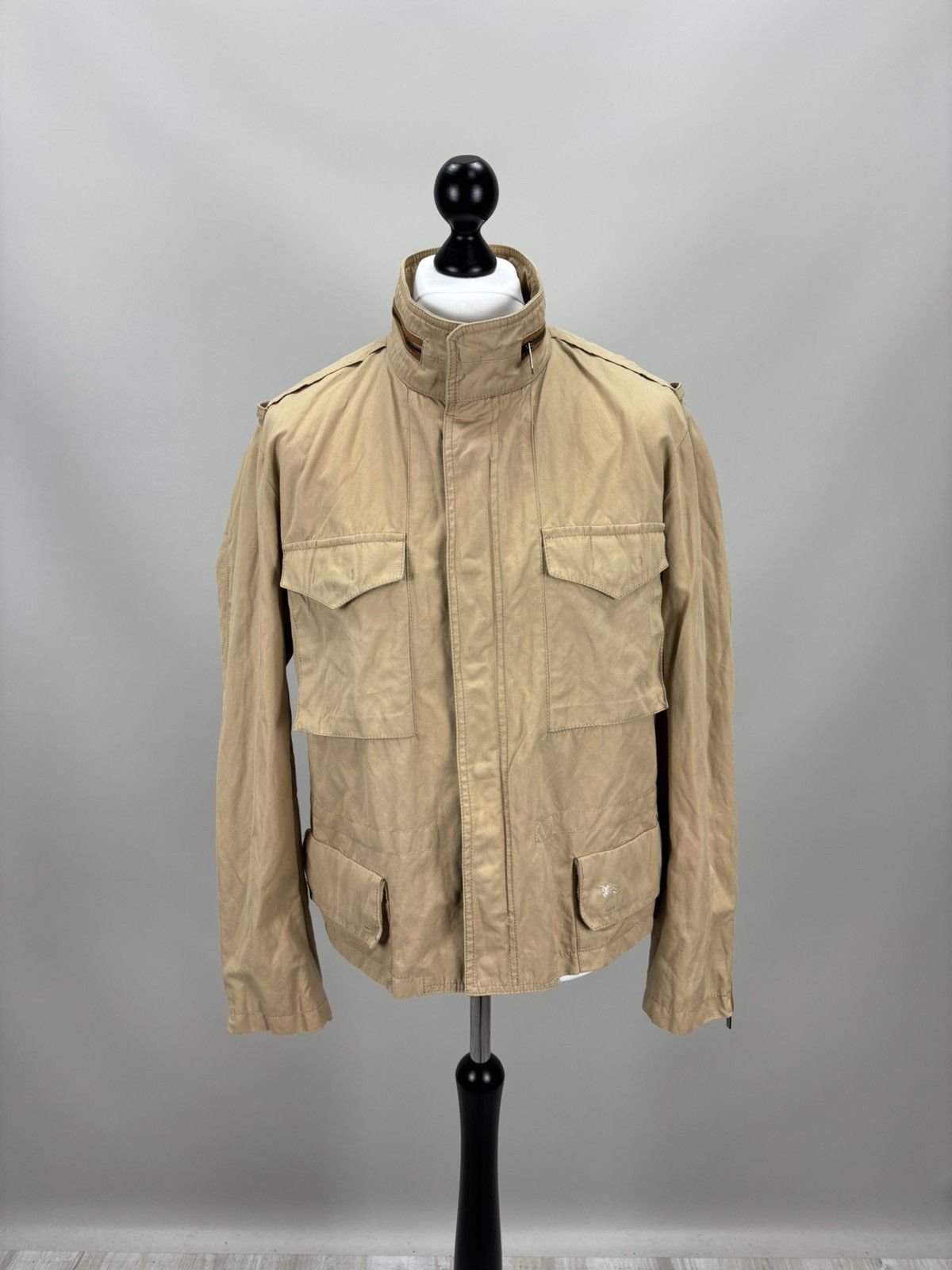 Burberry Mens jacket Burberry London Size M/L Color Beige Size US M / EU 48-50 / 2 - 1 Thumbnail