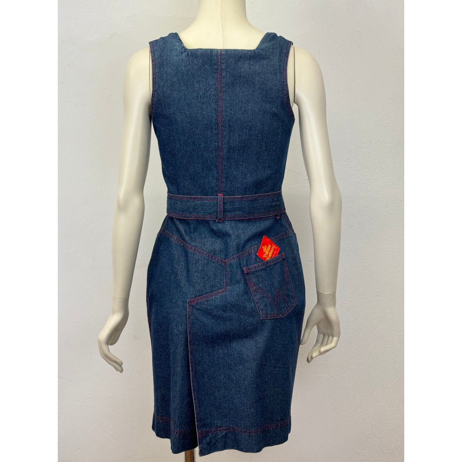 Vivienne Westwood S/S1992 Vivienne Westwood denim dress with corset Size M / US 6-8 / IT 42-44 - 8 Thumbnail
