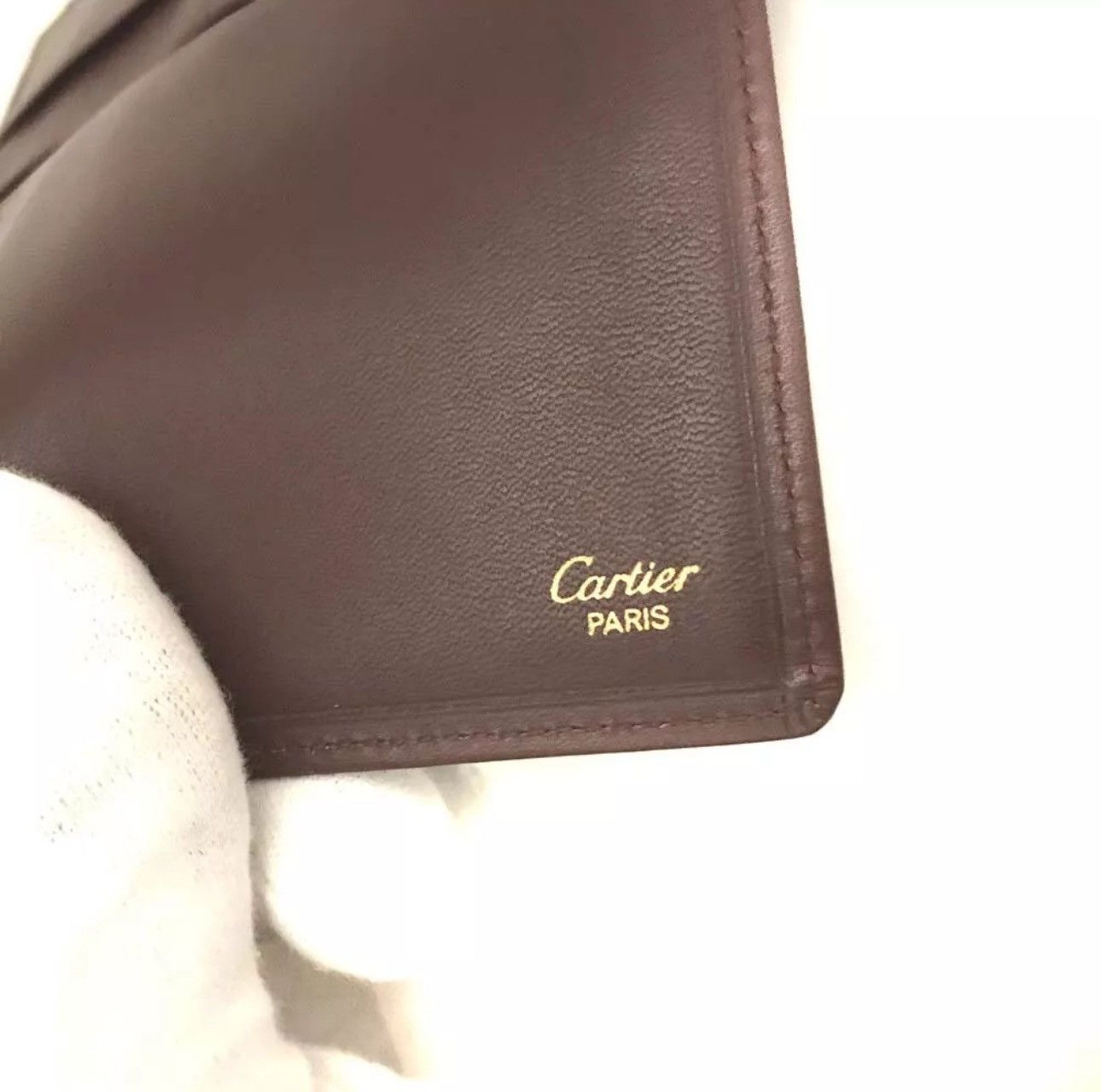 Cartier Vintage 90s Cartier Leather Bifold Wallet Size ONE SIZE - 2 Thumbnail