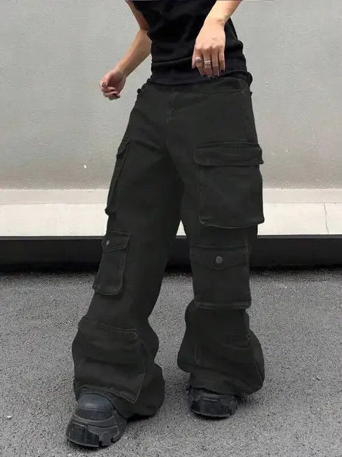 Jean Kuroda x Kita Cargo Vintage Wide Leg Workwear Jeans Premium Size US 32 / EU 48 - 4 Thumbnail