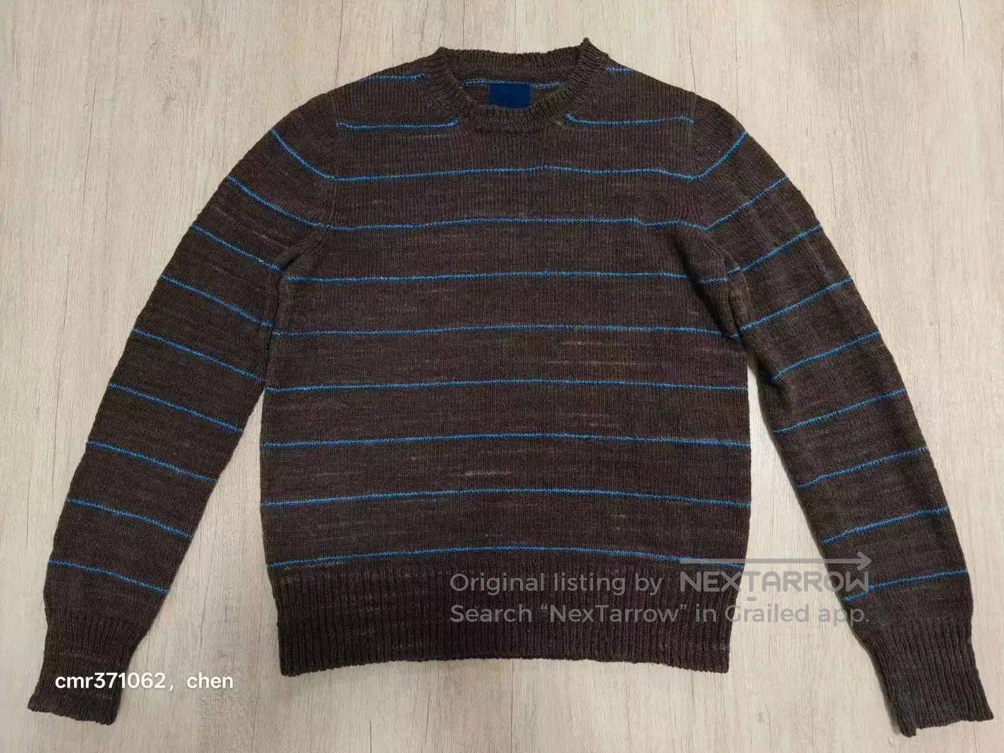 Visvim Brown Striped Long Sleeve Sweater - Size S. Size US S / EU 44-46 / 1 - 1 Thumbnail