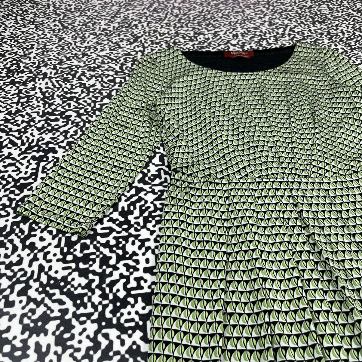 Max Mara Max Mara Studio Abstract Print Luxury Style Casual Dress Size M / US 6-8 / IT 42-44 - 11 Thumbnail