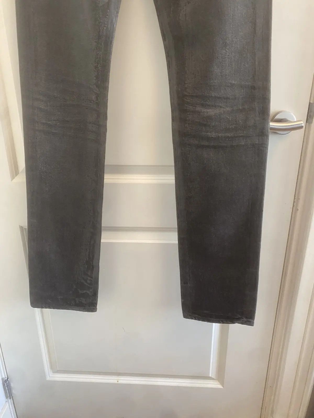 Dior MINT dior homme 2009 waxed denim jeans Size US 32 / EU 48 - 4 Thumbnail