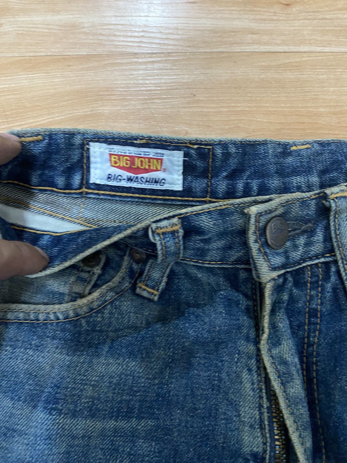 Big John Vintage big john straight cut denim distressed Size US 28 / EU 44 - 5 Thumbnail