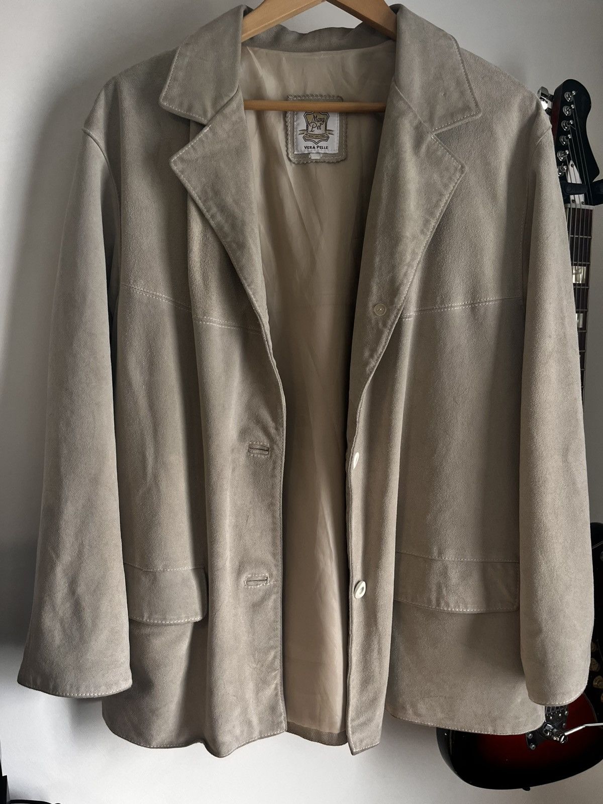 Vintage Beautiful Suede Jacket Size US M / EU 48-50 / 2 - 2 Thumbnail