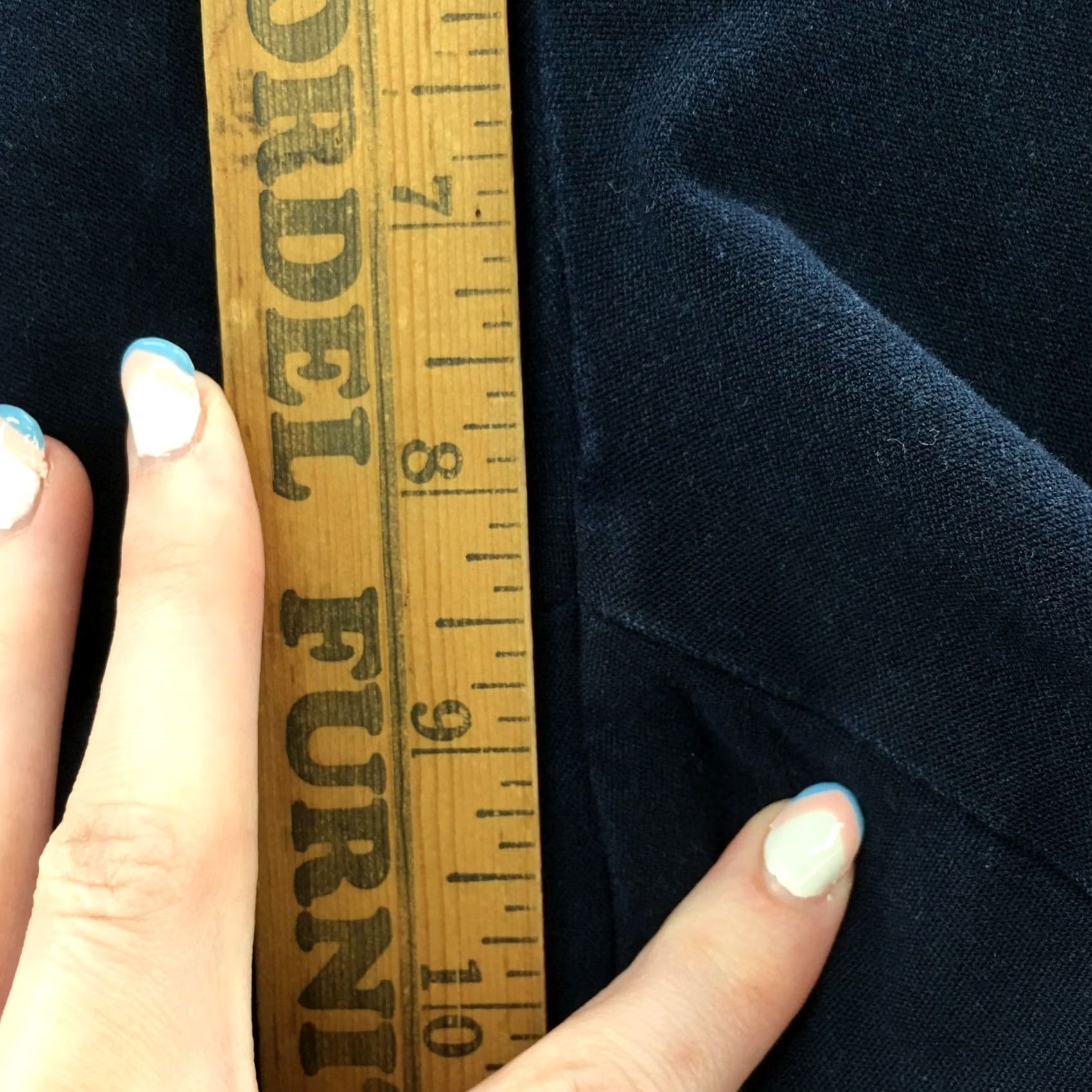 Banana Republic Banana Republic Ryan Capri Pants Womens 4S Blue Mid Rise Casual Capri Pants Kid? Size 27" / US 4 / IT 40 - 6 Thumbnail