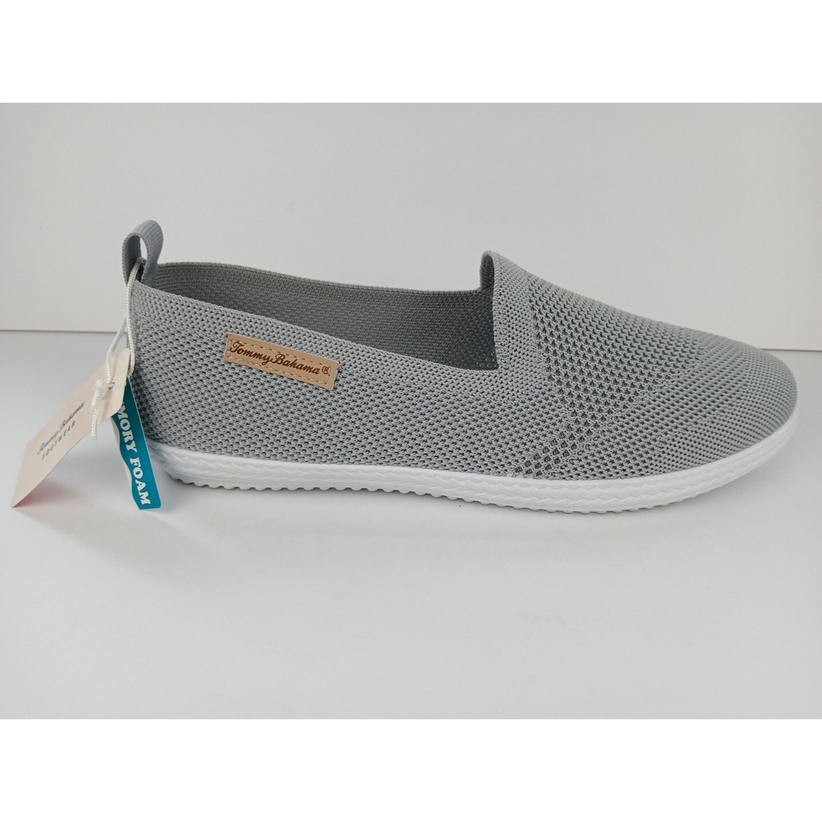 Tommy Bahama Tommy Bahama Gray Knit Slip On Casual Shoes Women’s Sz 9.5 Size US 9.5 / IT 39.5 - 11 Thumbnail