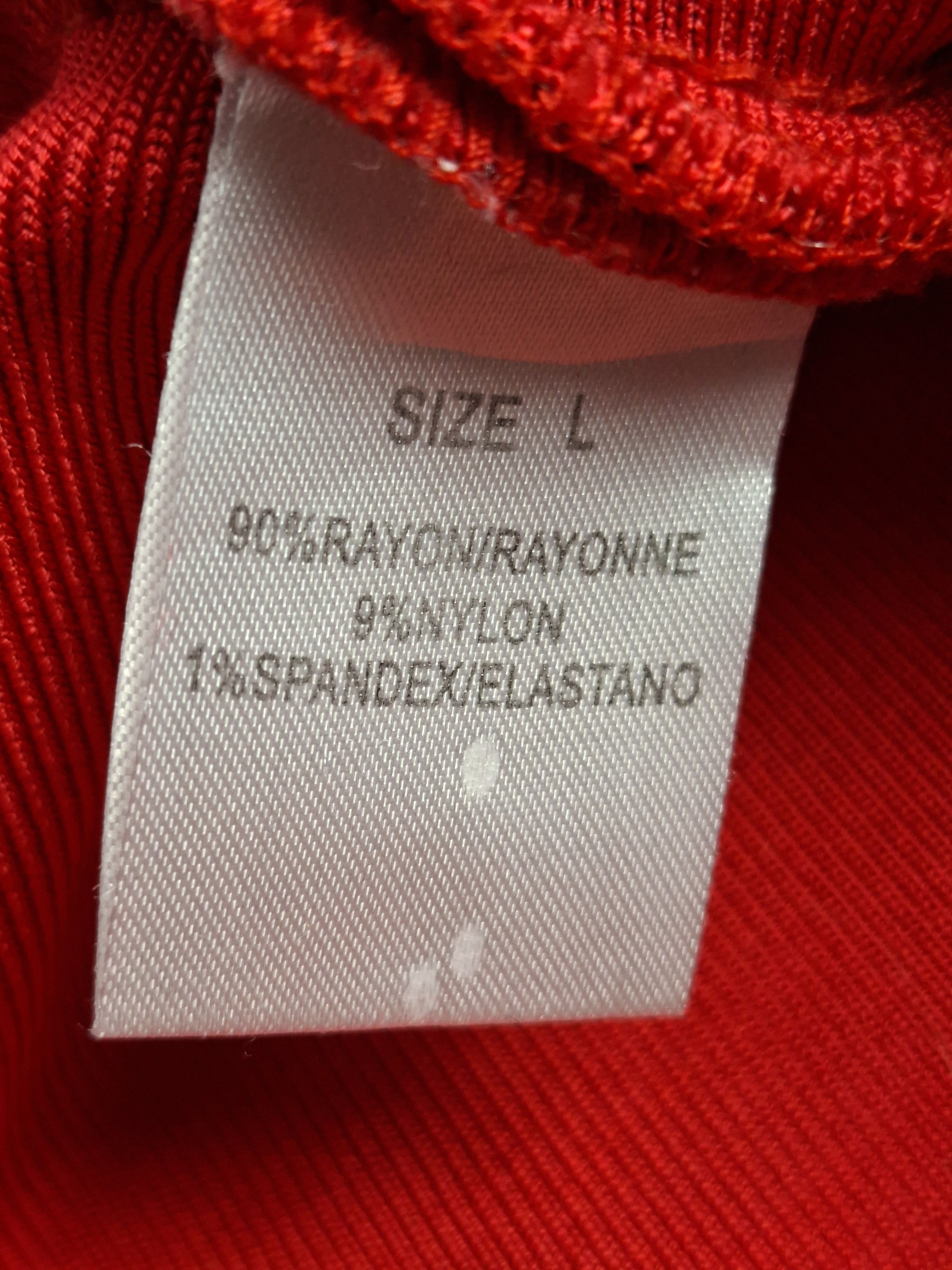 House of CB House of CB Red Bandage Halter Dress Verbena Cross Front Size L / US 10 / IT 46 - 14 Thumbnail