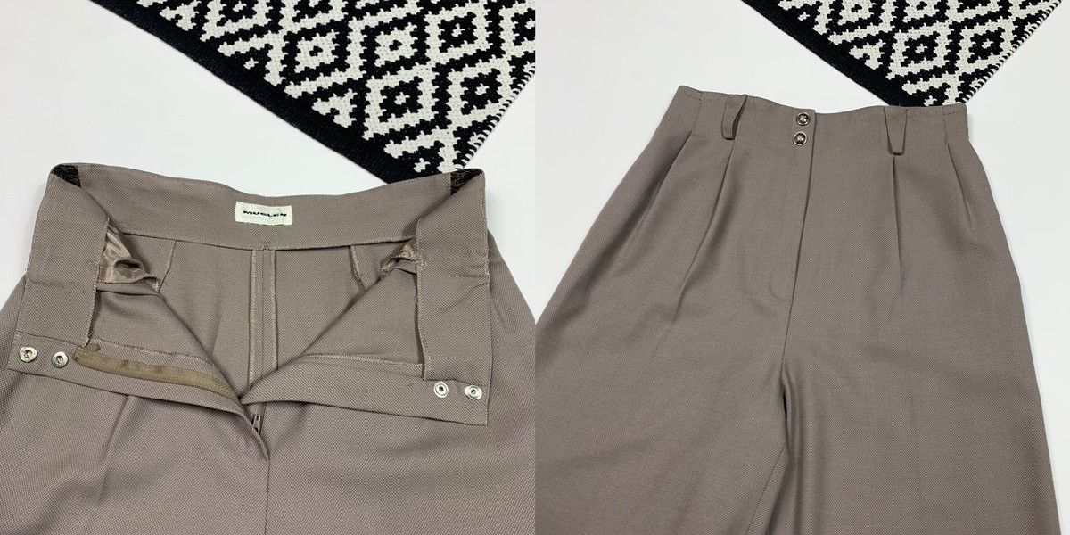 Mugler 90s Thierry Mugler Trouser Pant Suit With belt Beige Size 36 Size S / US 4 / IT 40 - 18 Thumbnail