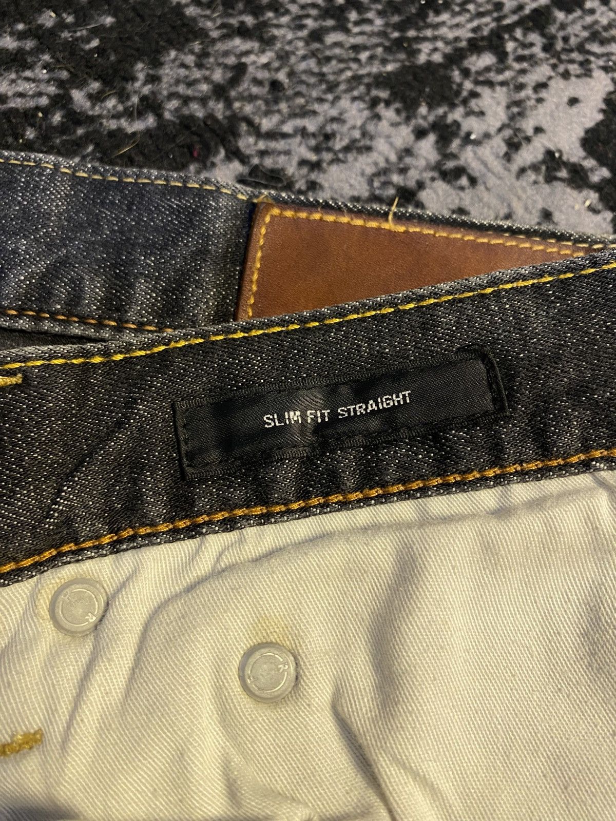 Undercover × Uniqlo 2000s Uniqlo UJ S-001 Slim Fit Straight Black Jeans 🔥 Size US 33 - 7 Thumbnail