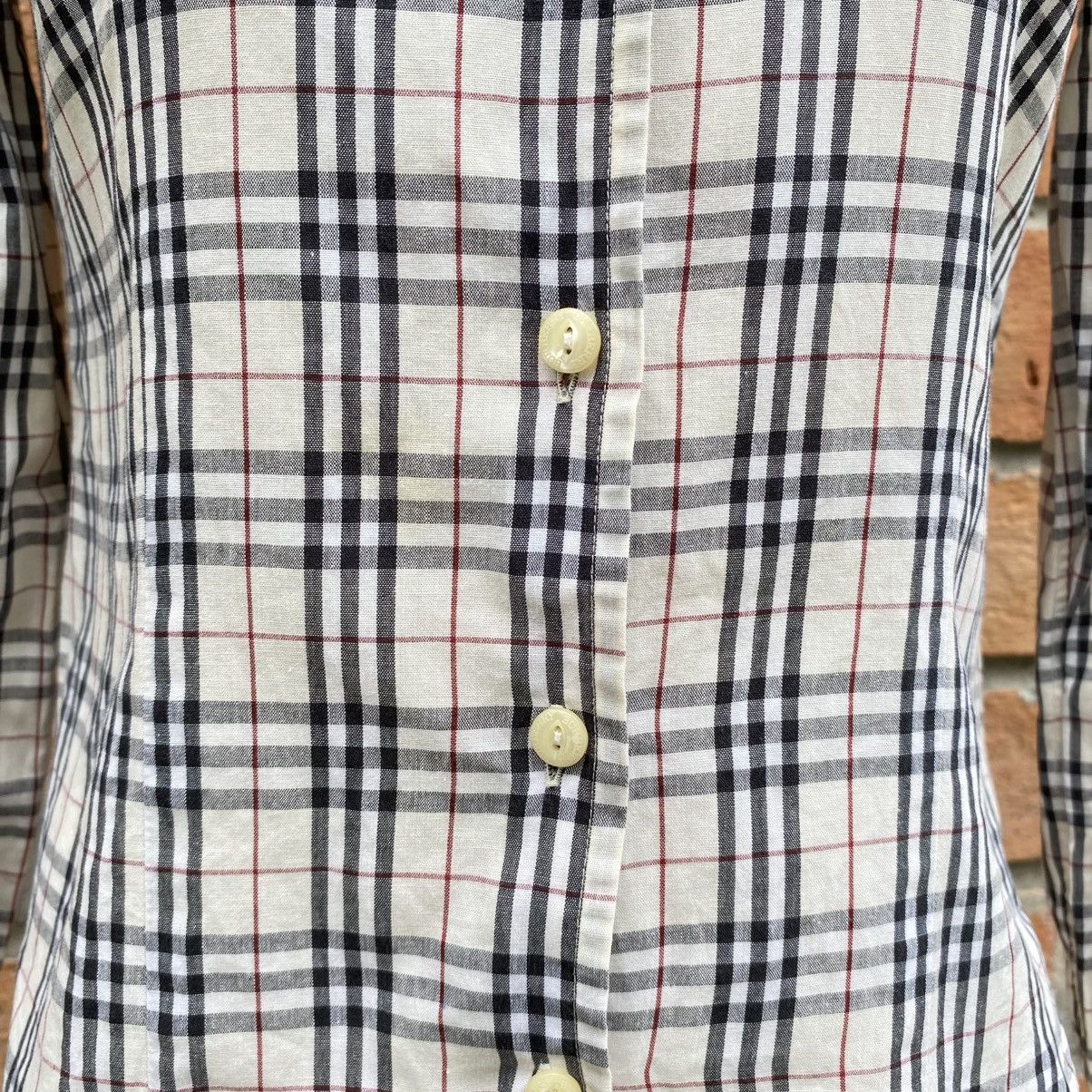 Burberry Burberry White Soft Novacheck Shirt Size S / US 4 / IT 40 - 8 Thumbnail