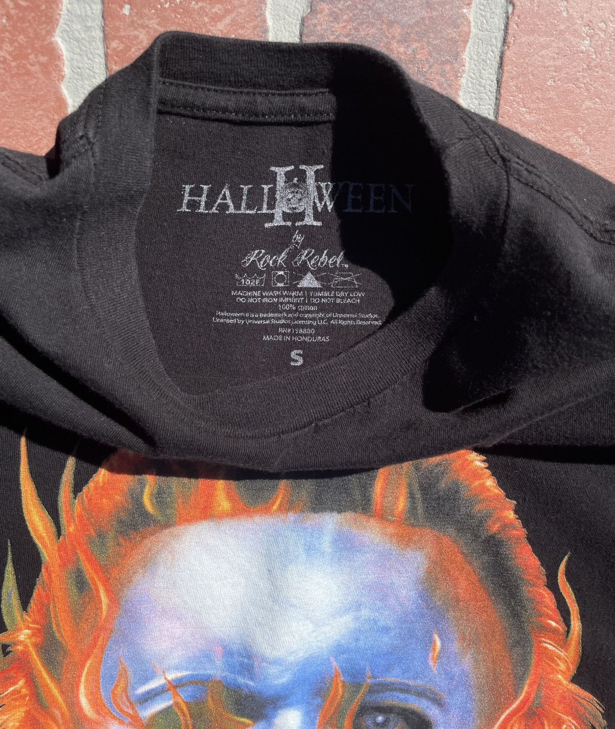 Other Halloween II Michael Myers Flaming Face Rock Rebel SZ SM Size US S / EU 44-46 / 1 - 2 Thumbnail