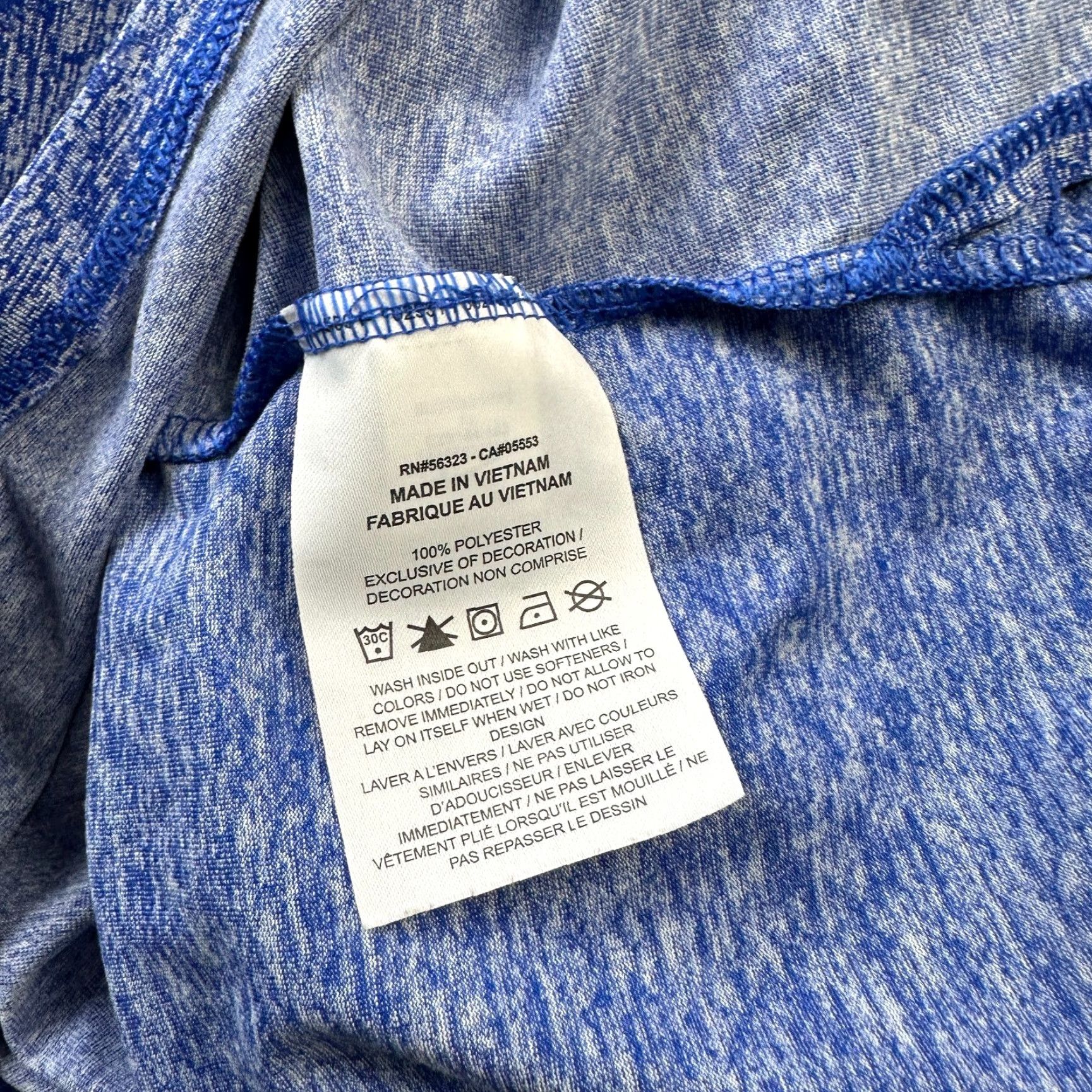 Nike Nike Shirt Mens Extra Large Blue Dri-Fit Running Marathon Gym Rise 365 Size US XL / EU 56 / 4 - 7 Thumbnail