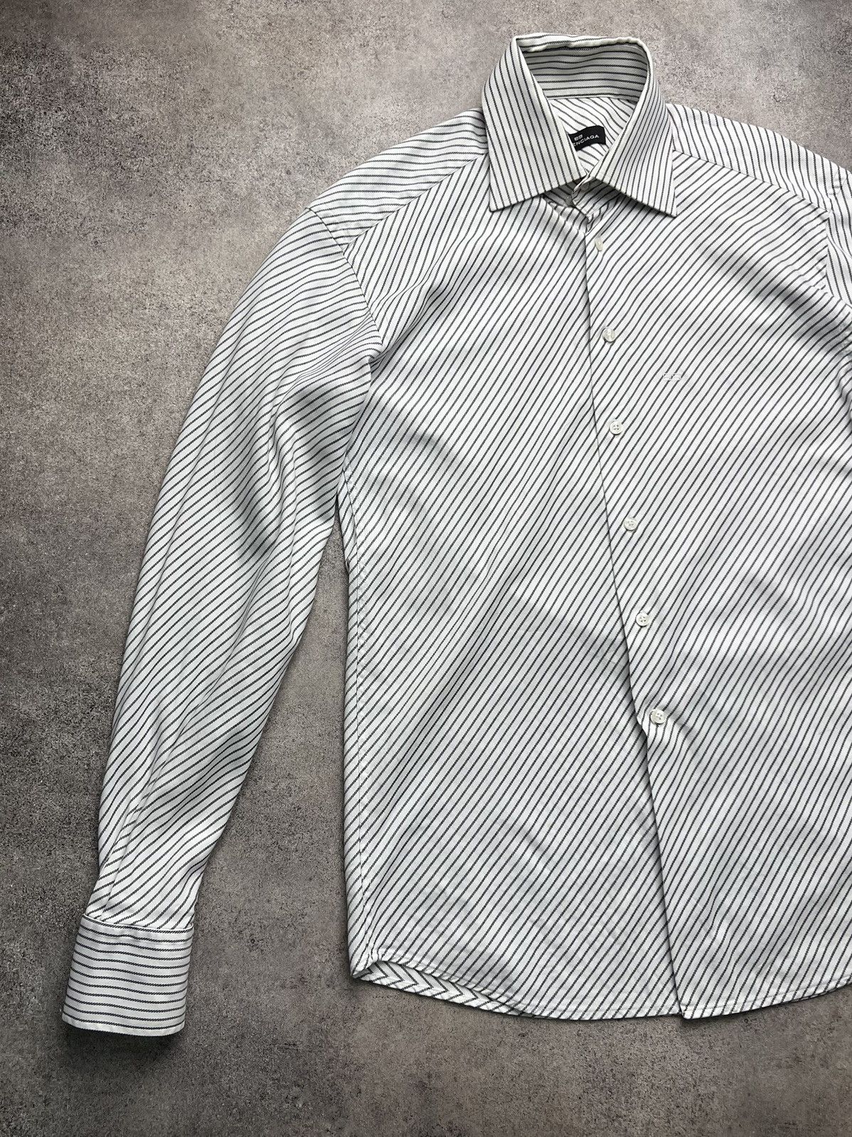 Balenciaga Balenciaga 90s striped shirt Size US L / EU 52-54 / 3 - 2 Thumbnail