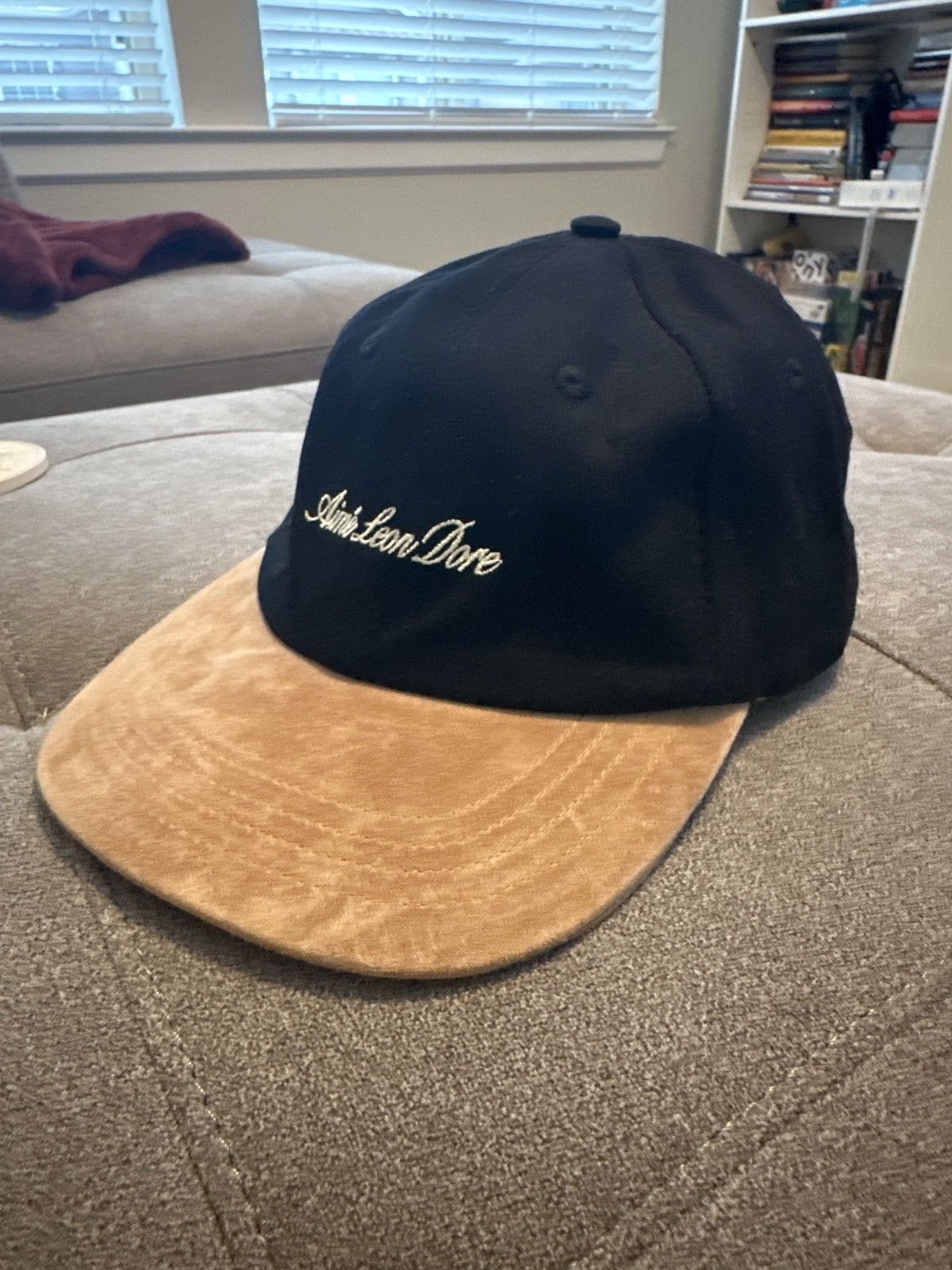 Aime Leon Dore Aime Leon Dore Script Logo Suede Hat Size ONE SIZE - 2 Thumbnail