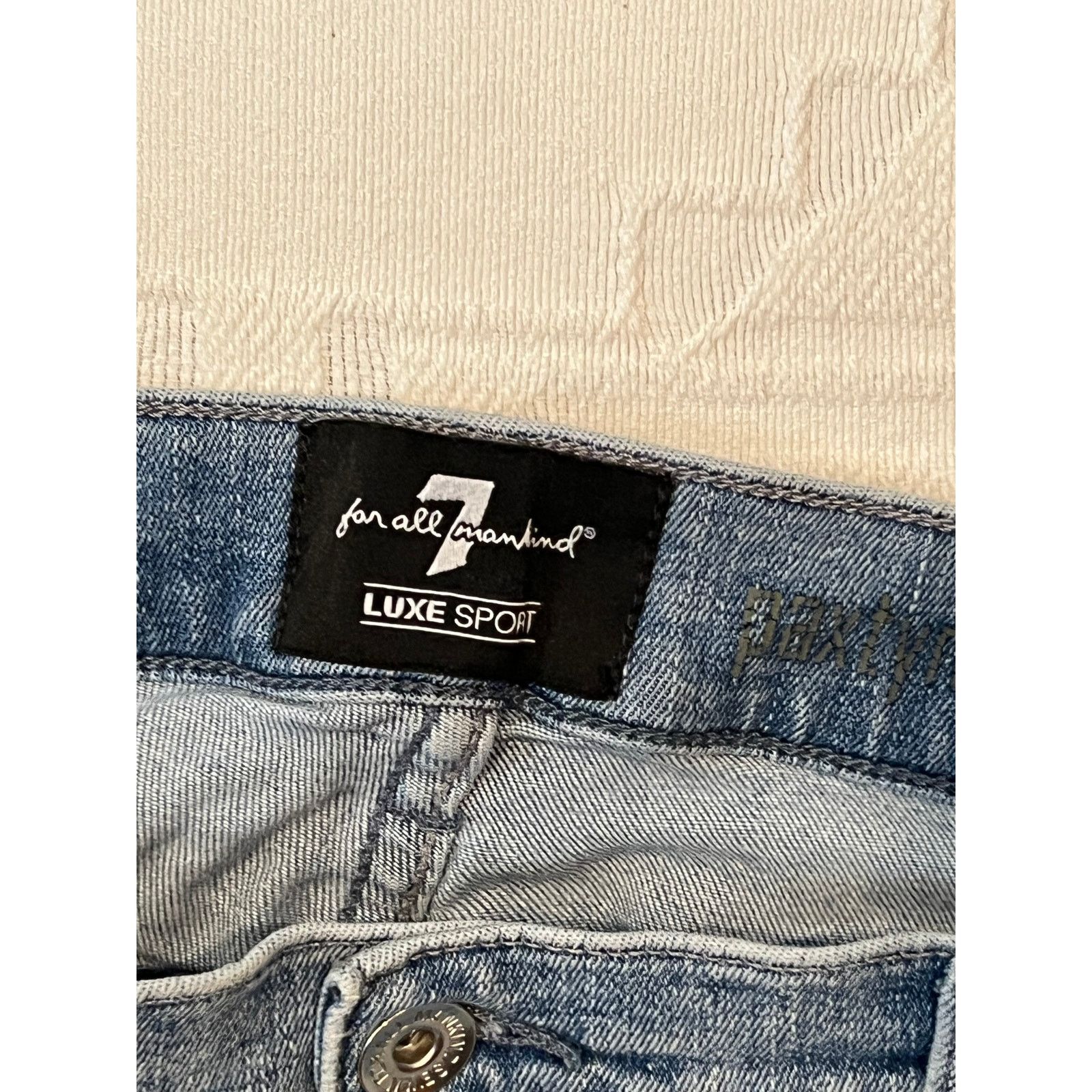 7 For All Mankind 7 For all Mankind Slim Straight Luxe Sport Jeans Mens 32x32 Size US 32 / EU 48 - 4 Thumbnail
