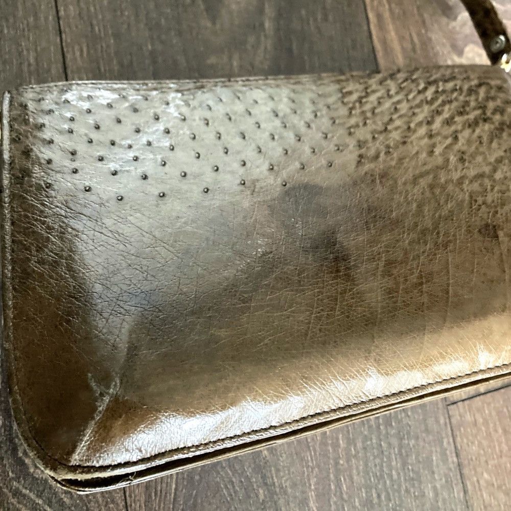 Other AUTHENTIC WOMANS VINTAGE OSTRICH SKIN PURSE Size ONE SIZE - 4 Thumbnail