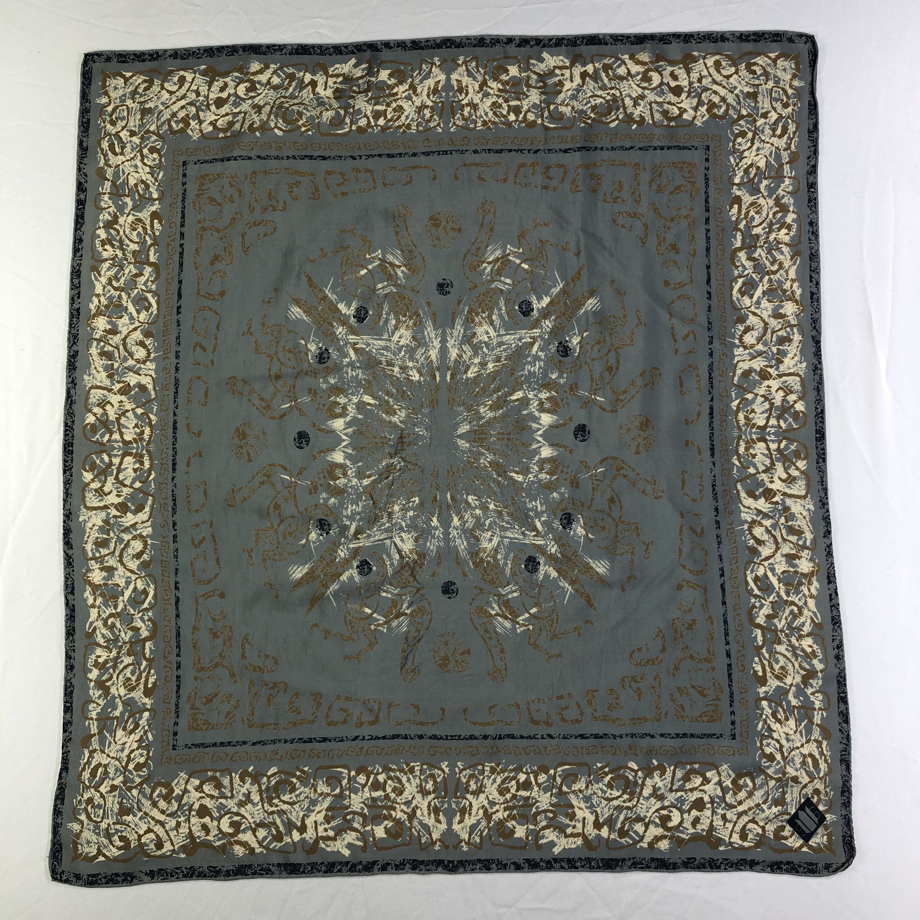Vintage Vintage Silk Scarf Size ONE SIZE - 2 Thumbnail