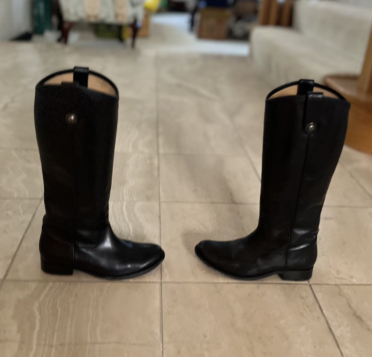 Frye Frye Melissa Button Leather Boots Size US 6.5 / IT 36.5 - 6 Thumbnail