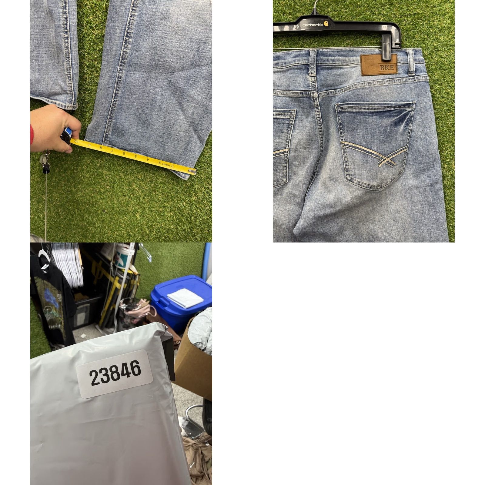 Vintage Buckle BKE Jeans Jeans Buckle Buckle BKE Derek 36 Mens Bootcut Regular Blue Denim 5-Pocket 30in Inseam Relaxed Fit Stretch Casual Work Vintage: No Size US 36 / EU 52 - 8 Thumbnail