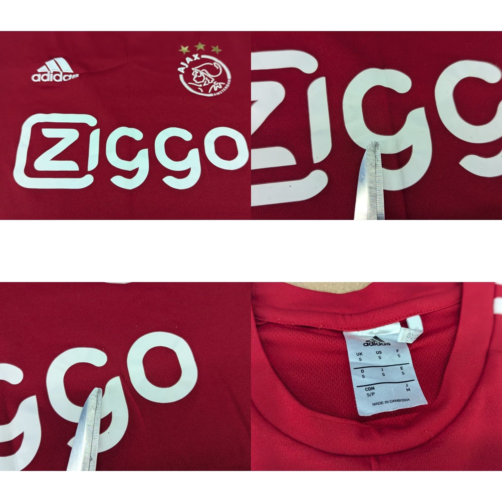 Adidas Ajax Amsterdam 2016 2017 Training Mens Football Jersey Small Adidas Shirt Size US S / EU 44-46 / 1 - 9 Thumbnail
