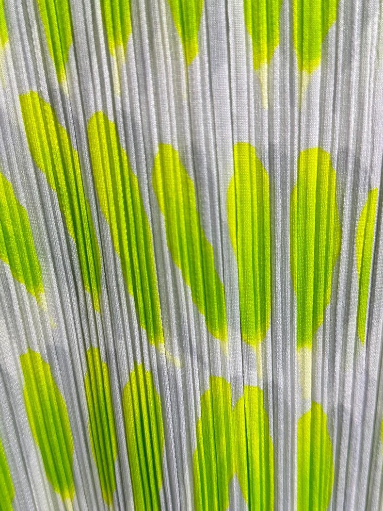 Issey Miyake Issey Miyake Green feather pleated dress Size XL / US 12-14 / IT 48-50 - 2 Thumbnail
