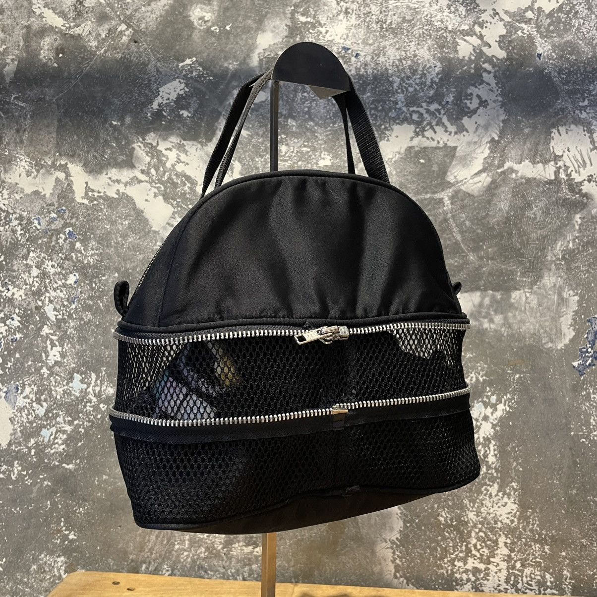 Yohji Yamamoto YOHJI YAMAMOTO FEMME NYLON MESH HAND BAG Size ONE SIZE - 5 Thumbnail