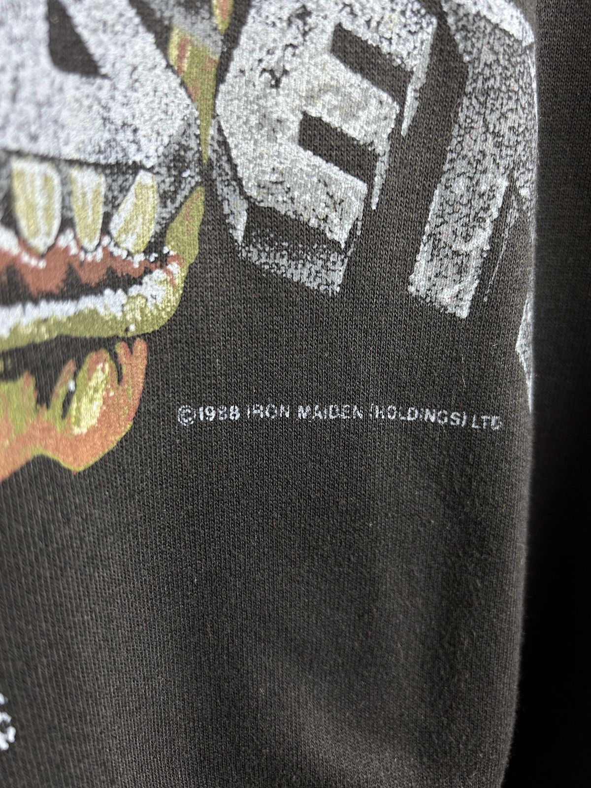 Band Tees 80s Vintage Iron Maiden 1988 Eddie Crunch Crewneck Sweat Size US M / EU 48-50 / 2 - 3 Thumbnail