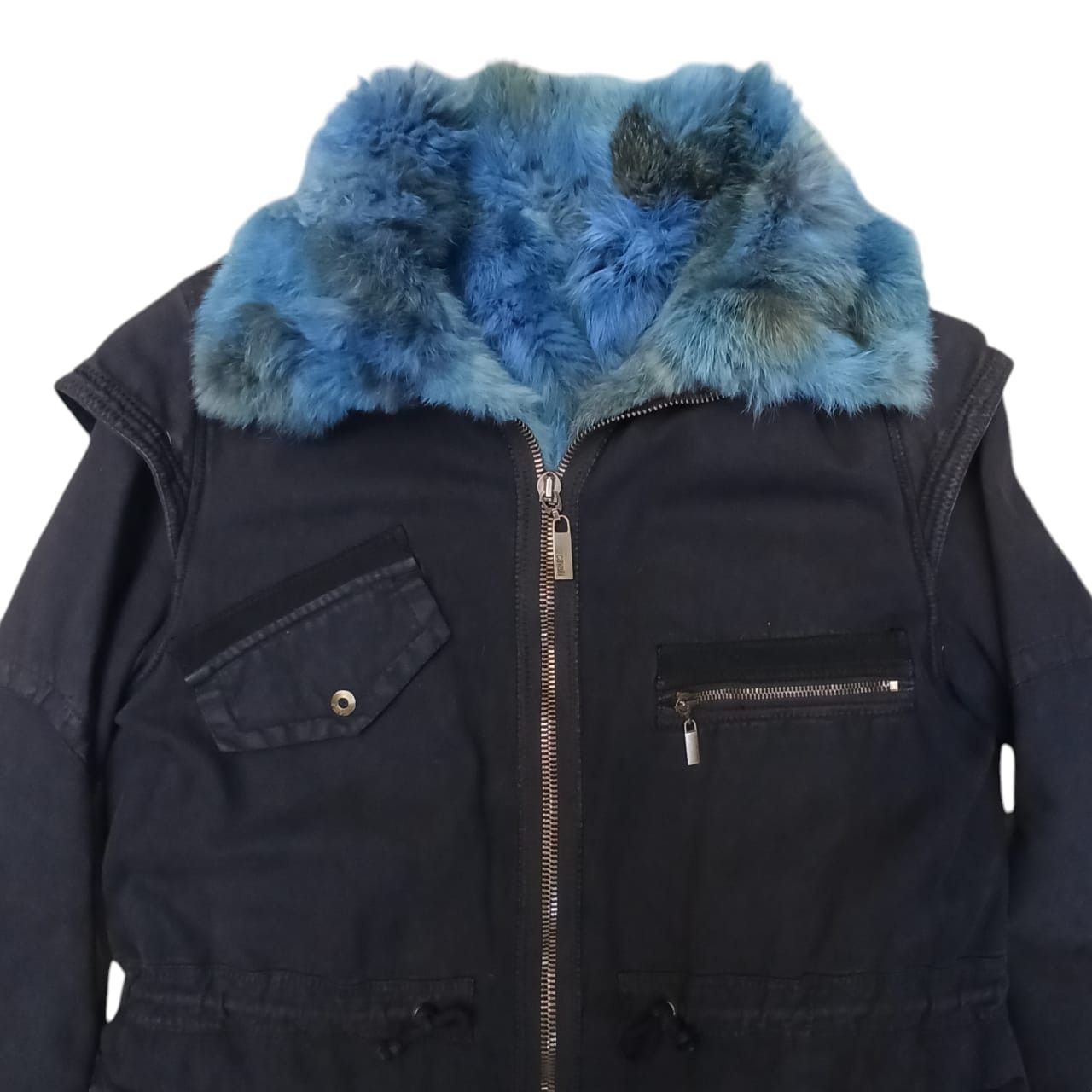 Just Cavalli × Roberto Cavalli Just Cavalli Coat detachable rabbit fur lining Size XL / US 12-14 / IT 48-50 - 3 Thumbnail
