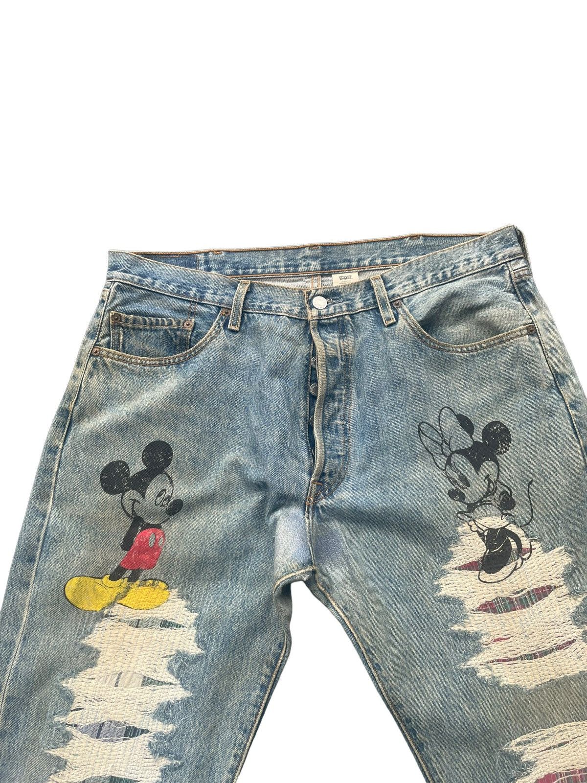 Levi's × Levi's Vintage Clothing Vintage 2002 Levis 501 Custom Distresed Size US 38 / EU 54 - 6 Thumbnail