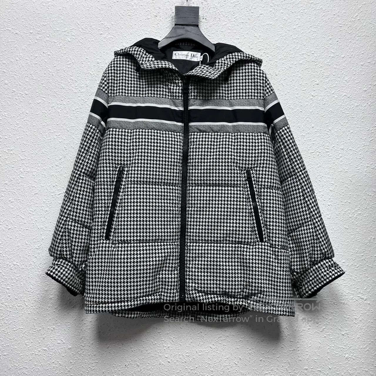 Dior Dior Full-print thousand-bird pattern slogan cotton jacket Size US S / EU 44-46 / 1 - 1 Thumbnail