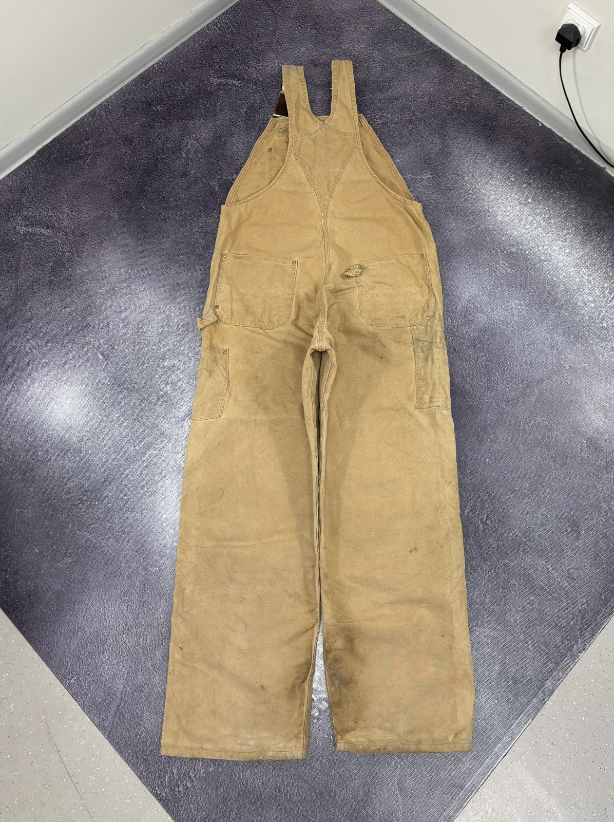 Carhartt Vintage Carhartt Double Knee USA 90s Hype Dad Work Overall Size US 38 / EU 54 - 2 Thumbnail