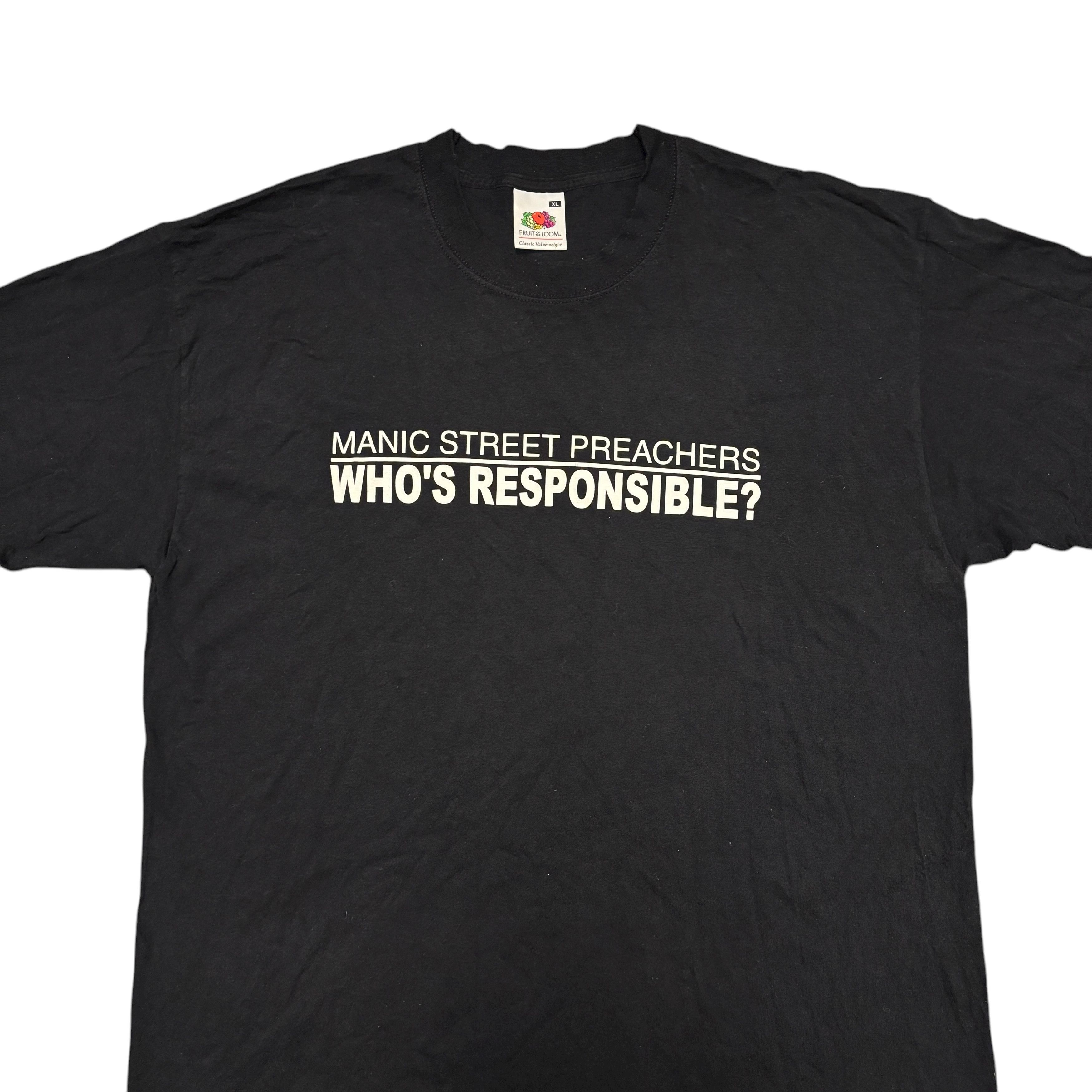 Band Tees Vintage Manic Street Preachers Shirt Britpop Band Tee Oasis Size US XL / EU 56 / 4 - 3 Thumbnail