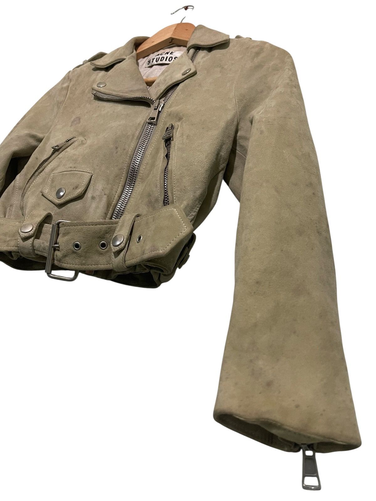 Acne Studios ACNE STUDIOS Suede Biker Jacket Size US S / EU 44-46 / 1 - 3 Thumbnail