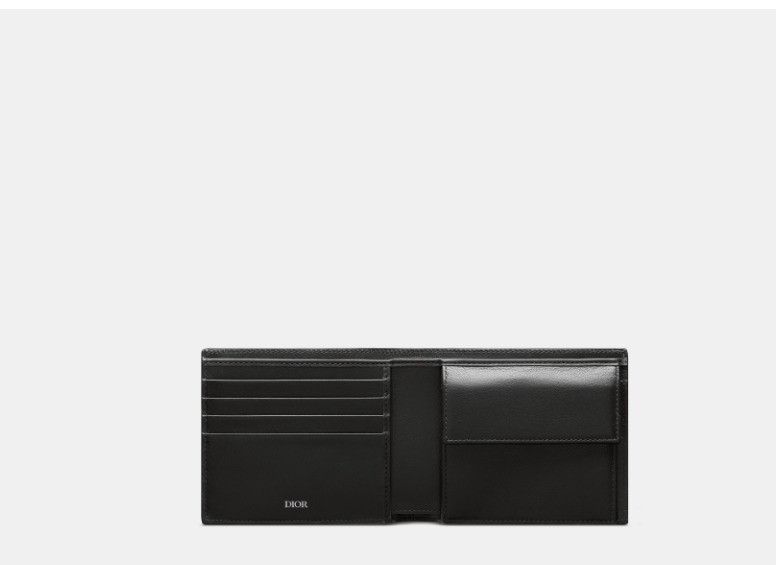 Dior o1w1db10325 2ESBC Size: OS / Bifold Wallet in Black Size ONE SIZE - 2 Thumbnail