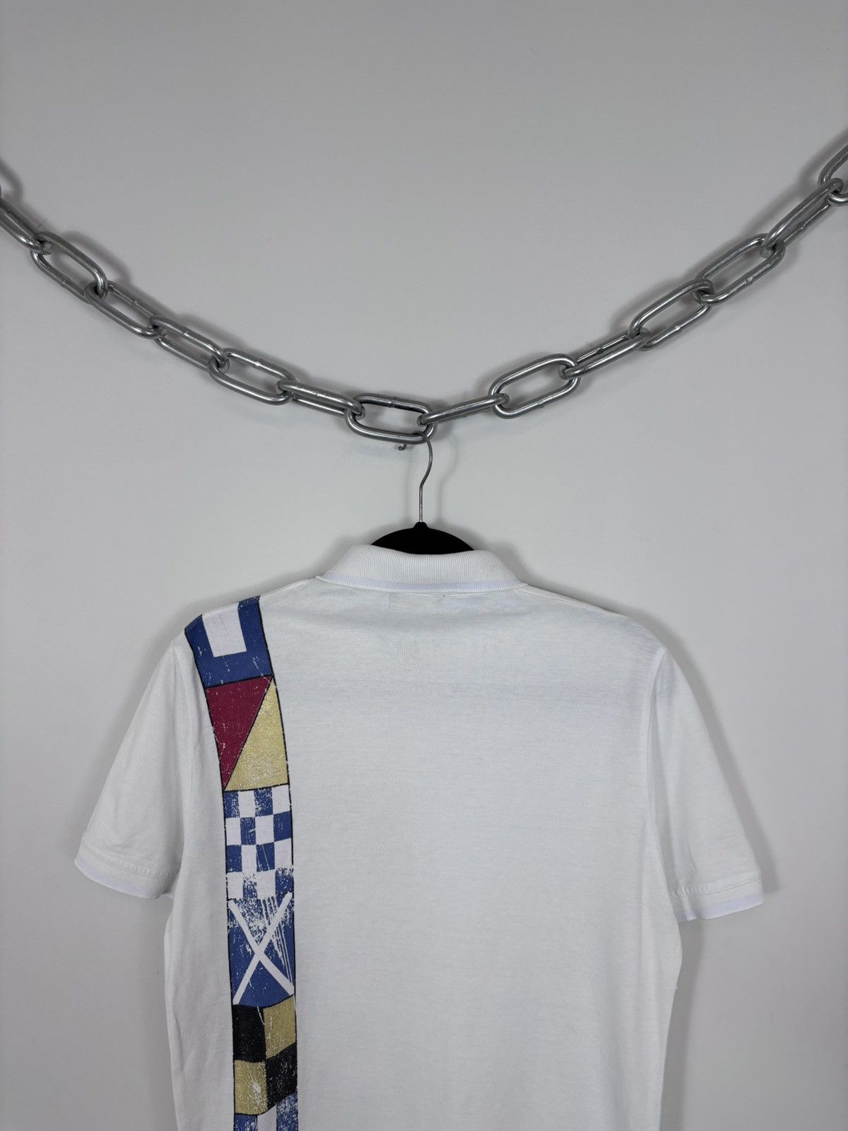 Iceberg Ice Iceberg International Flags White Big Logo Polo Shirt Size US M / EU 48-50 / 2 - 18 Thumbnail