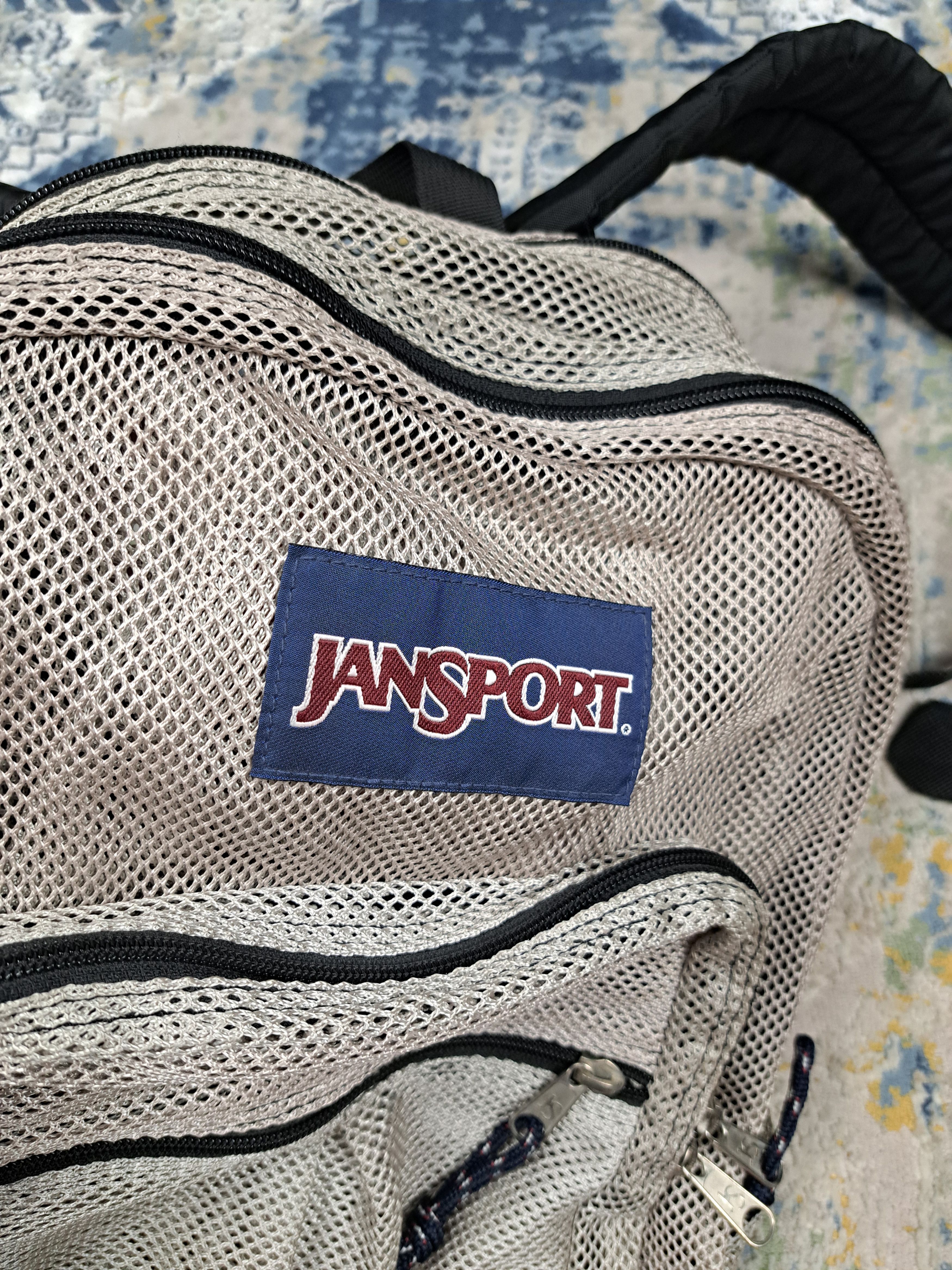 Jansport Jansport Mesh Transparent Backpack See Through y2k Size ONE SIZE - 2 Thumbnail
