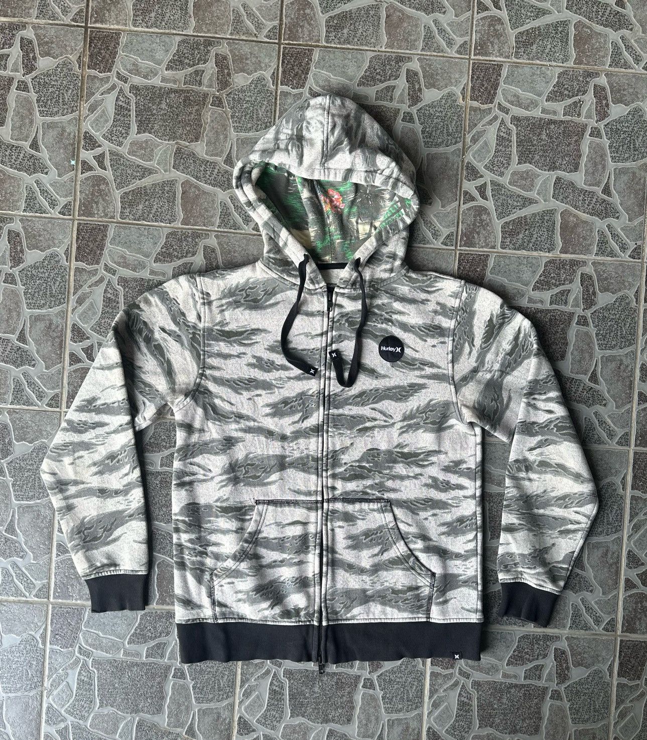 Hurley Hurley tiger stripes zipper hoodie Size US M / EU 48-50 / 2 - 1 Thumbnail