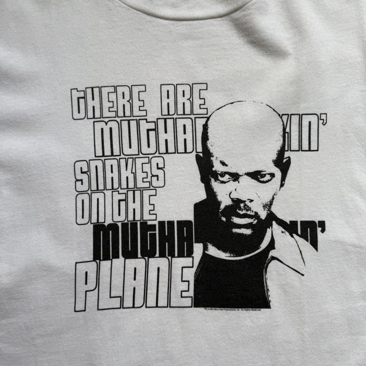 Delta × Vintage Vintage Y2K Snakes On A Plane Movie Promo Tee Size US L / EU 52-54 / 3 - 4 Thumbnail